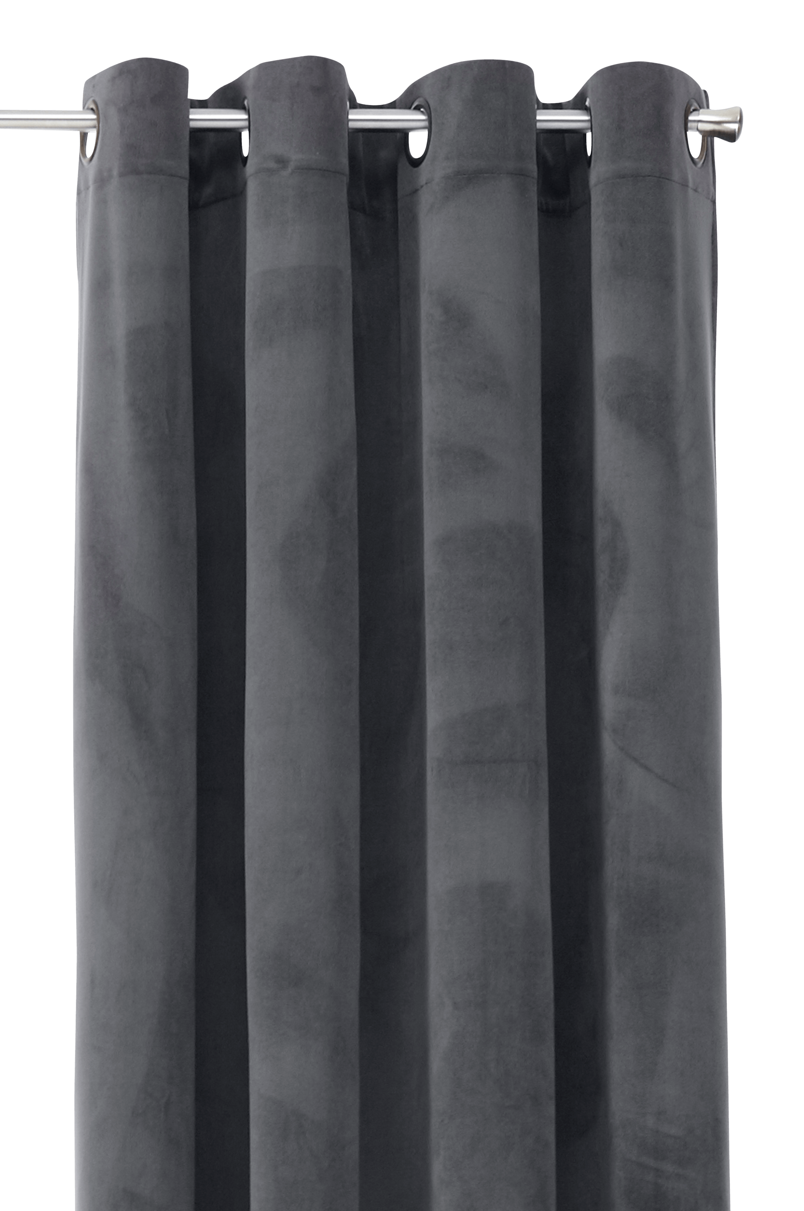 Ellos Gardiner Grå Ellos Home Maljelengde Daisy i fløyel 2pk Grå Hjem & innredning