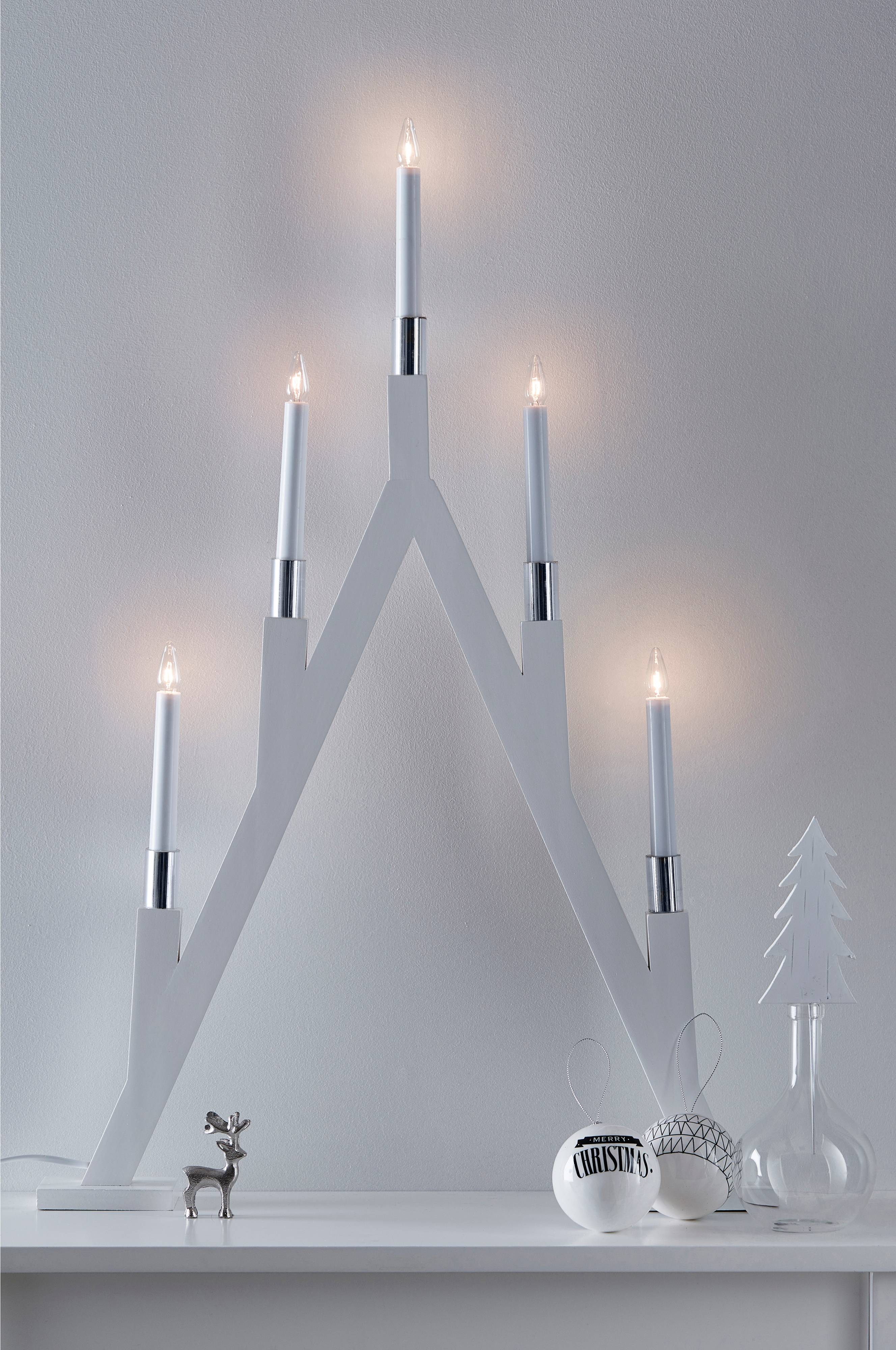 adventsljusstake vit hög Ljusstake Bjurfors - Vit - Belysning | Homeroom