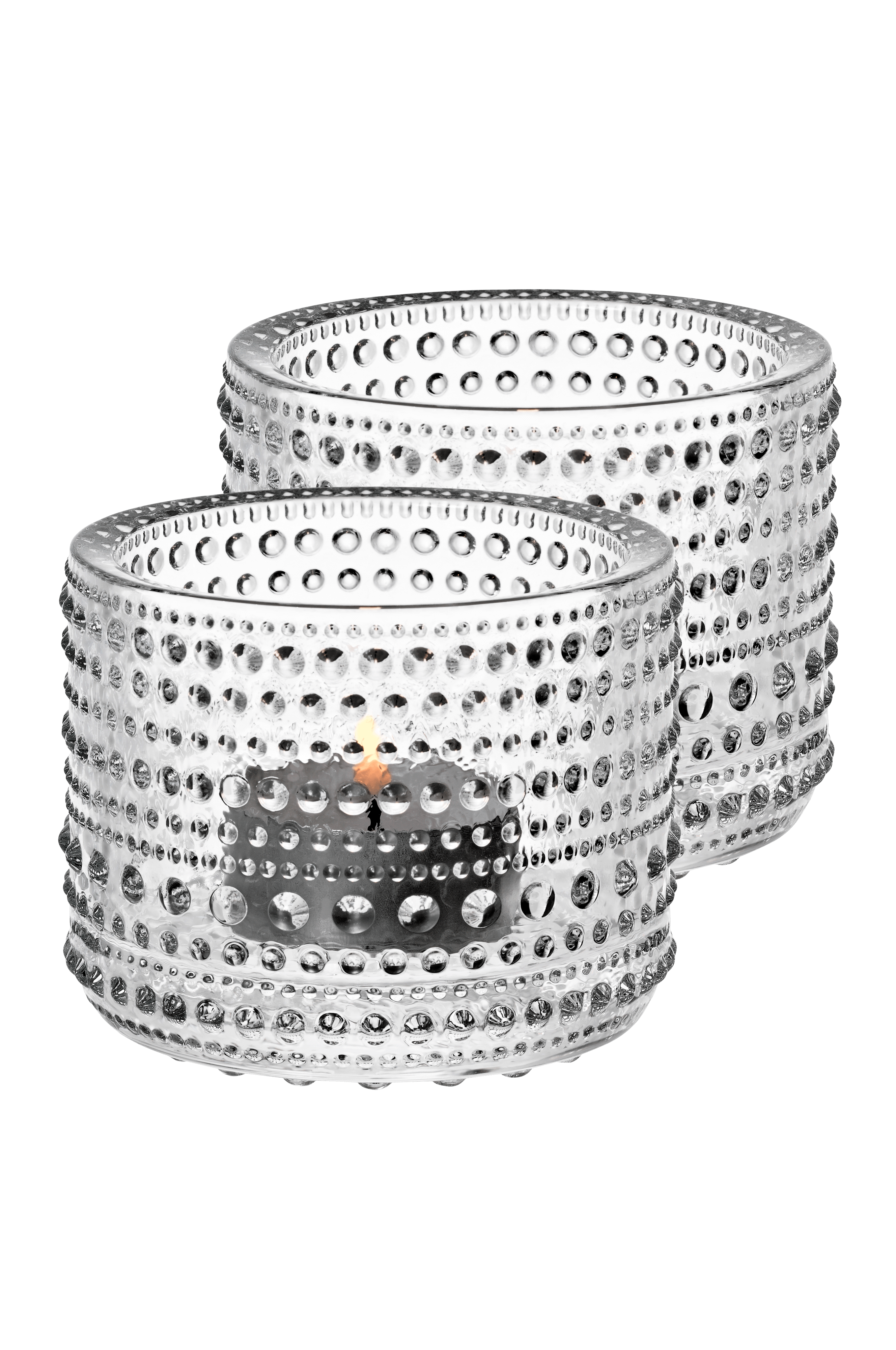 Iittala Kastehelmi Ljusstake Iittala Kastehelmi ljuslykta set 64 mm. Glas Ljusstakar & lyktor