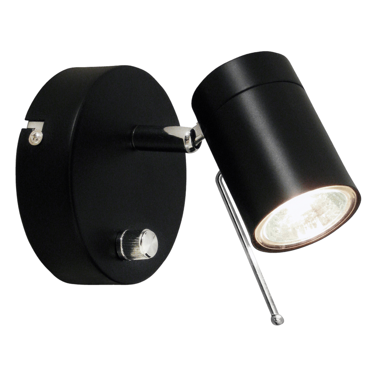 Svart Vägglampa By Rydens By Rydéns Correct vägglampa Svart Vägglampor Ellos.se