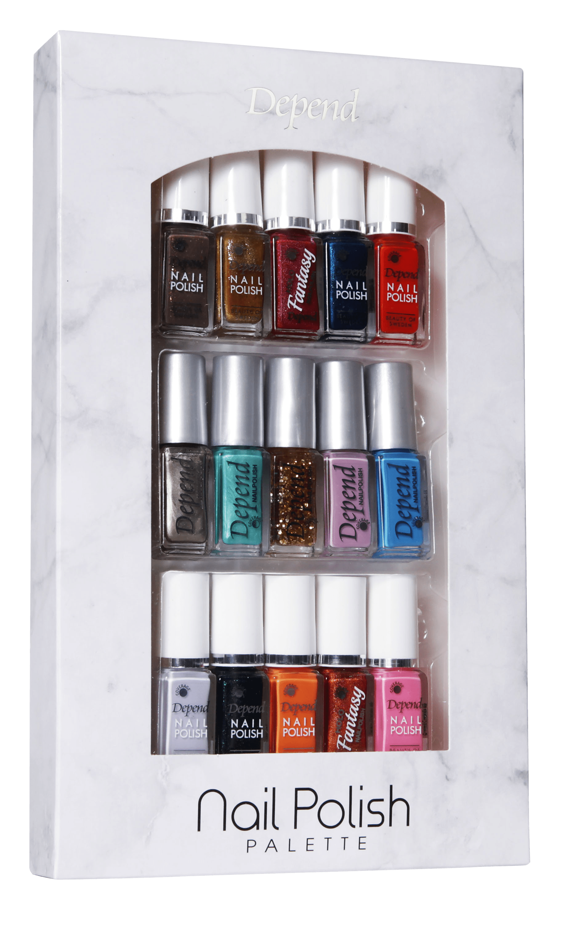 Depend Nail polish palette Multi Neglelak Ellos.dk
