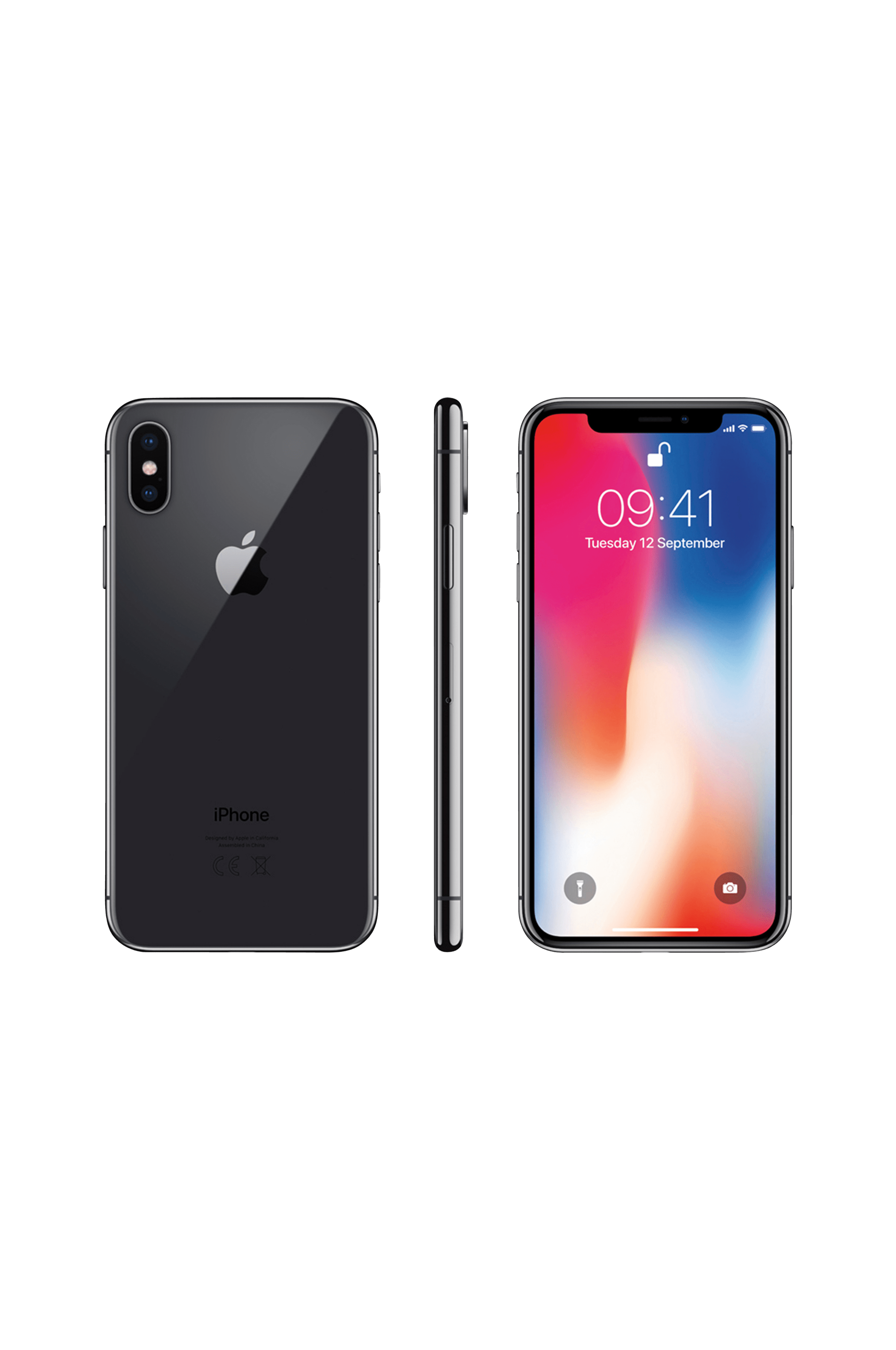 Apple iPhone X 64GB Space Gray Smartphones Ellos.se
