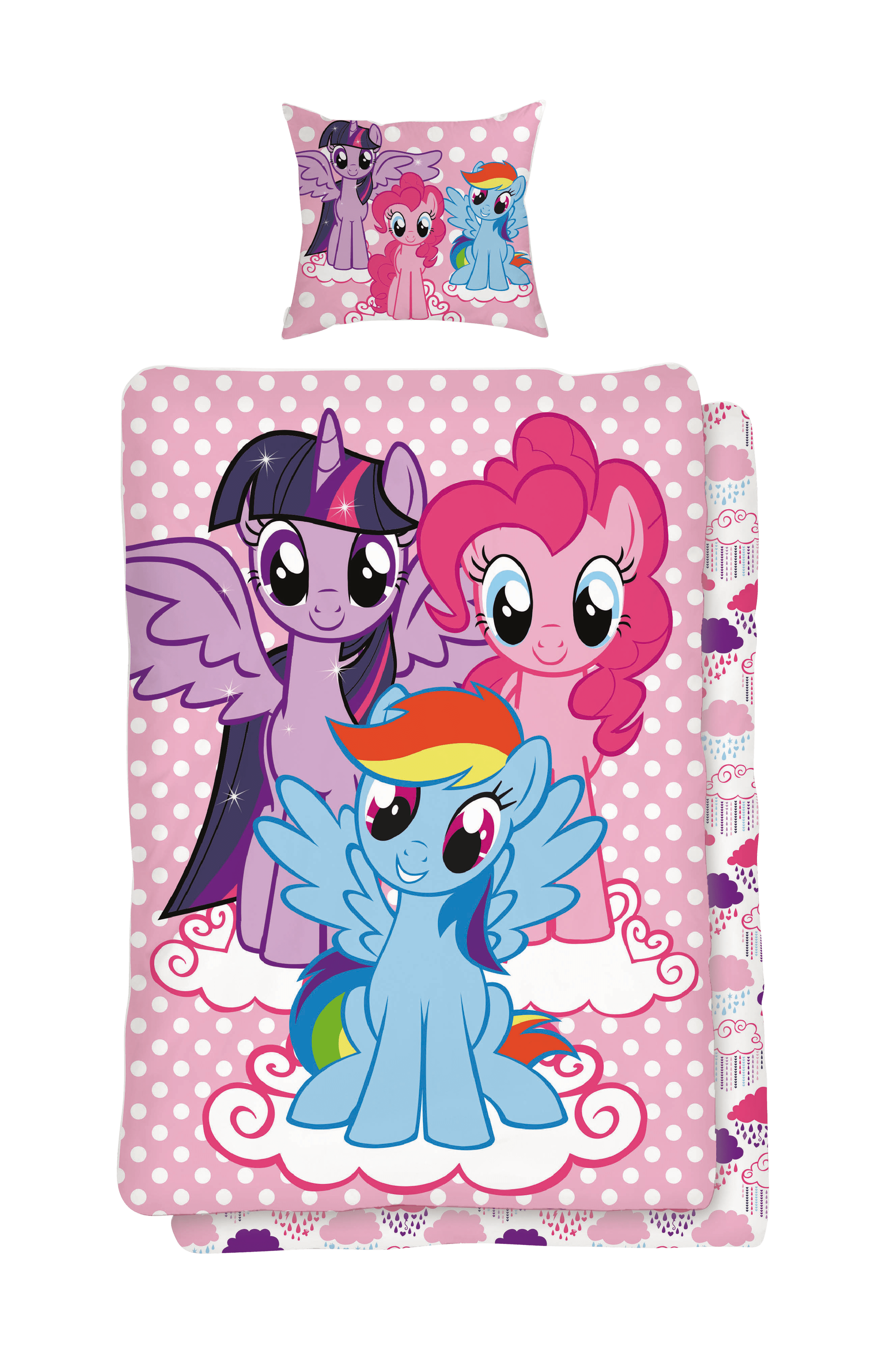 my little pony påslakan My Little Pony Bäddset My Little Pony - Barnpåslakan & Örngott | Ellos