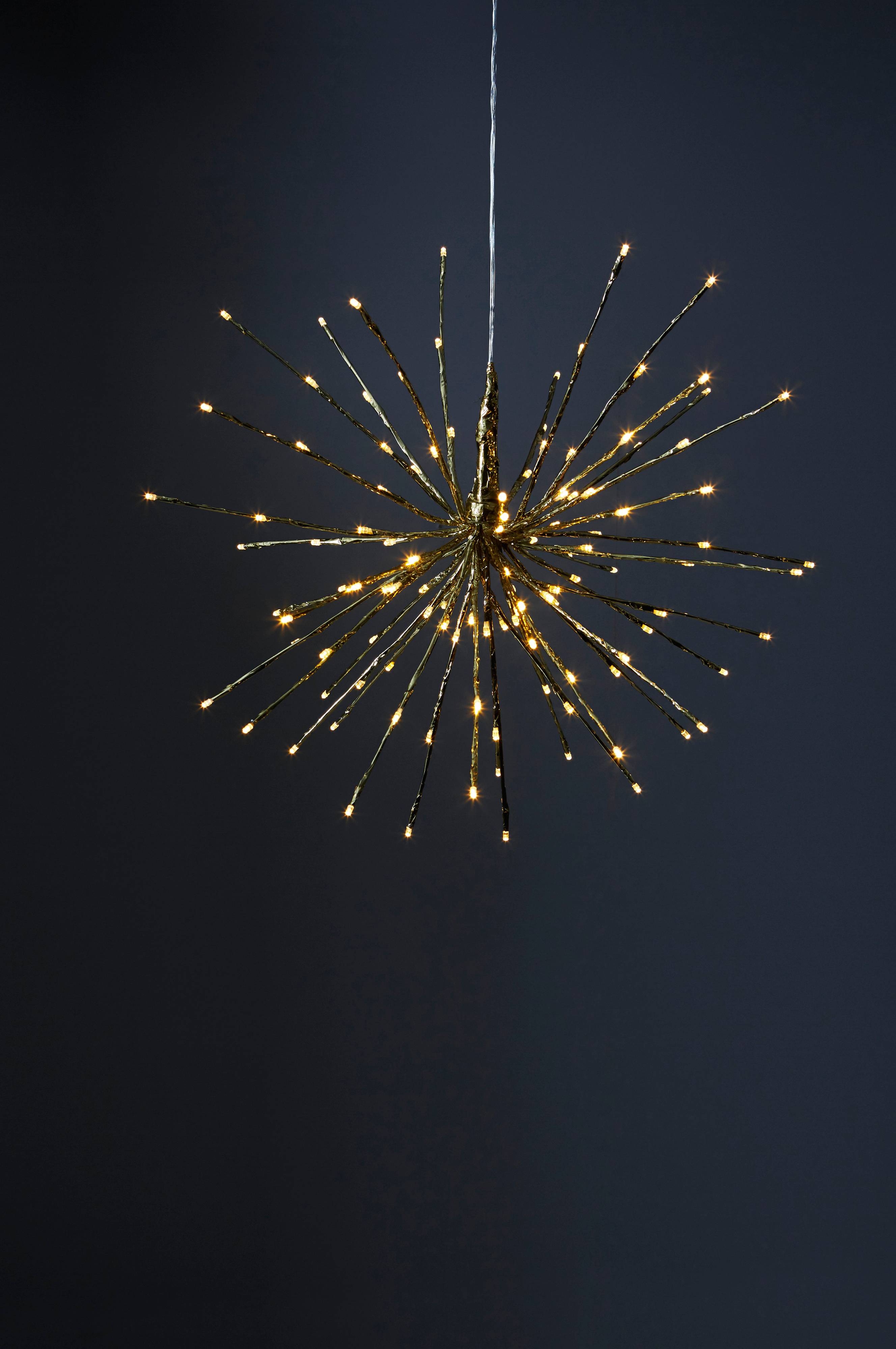 Hängande lampa Firework 120 Lampor Guld Belysning Jotex