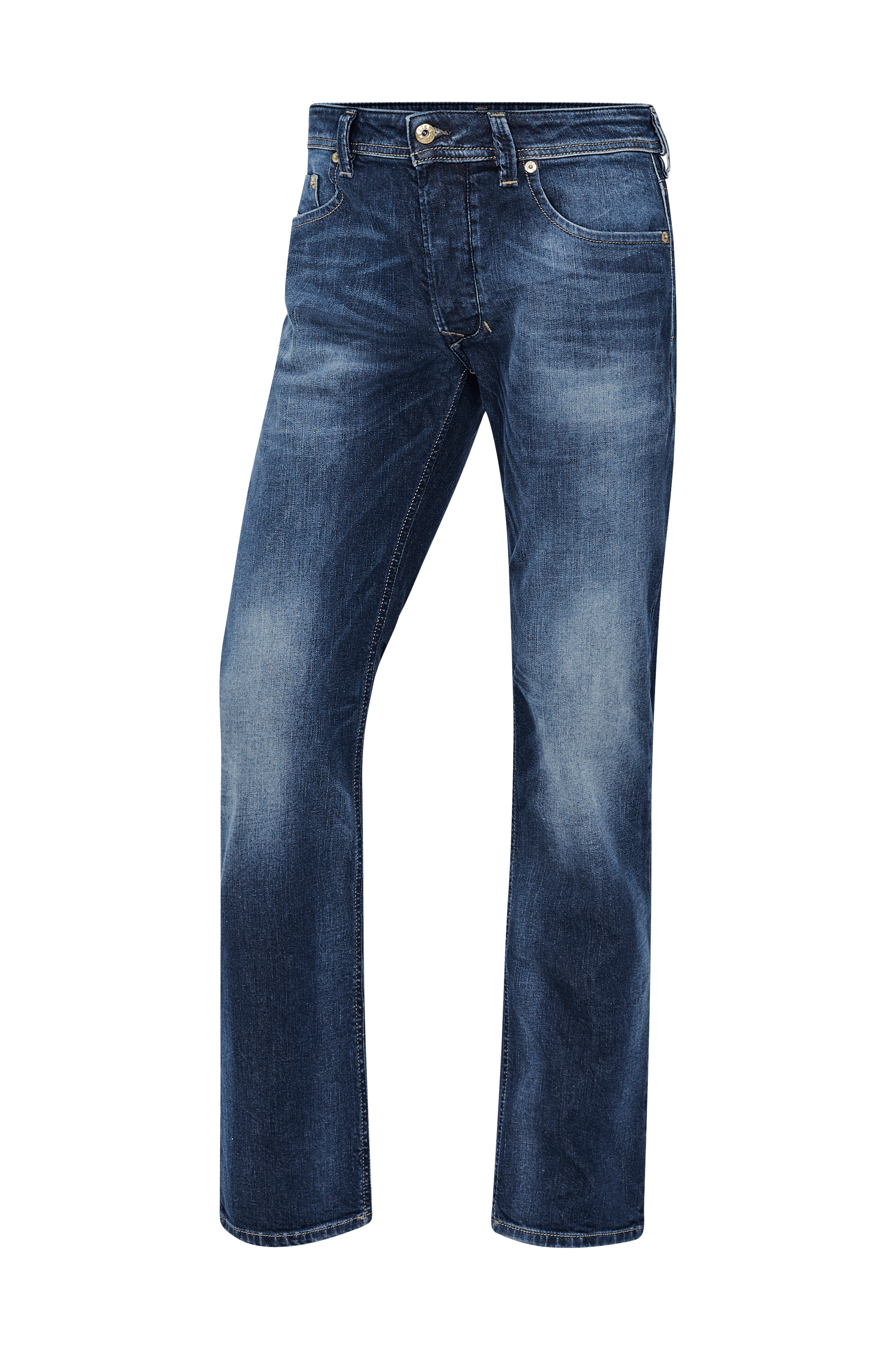 Diesel Jeans Larkee L.30 regular straight Blå Stretch Ellos.no