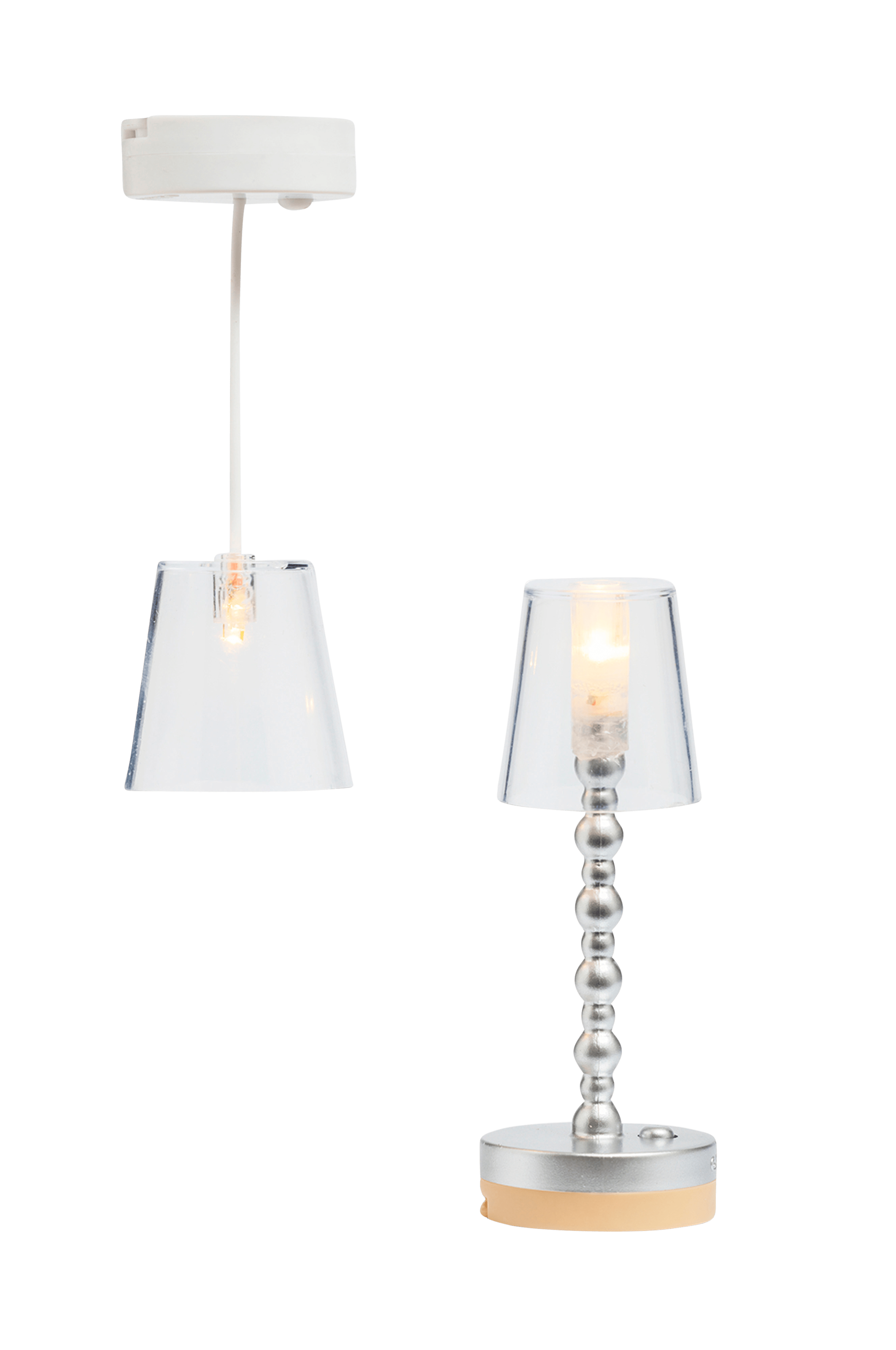 Lampa Som Tänds Vid Mörker Lundby Golv, taklampa batteri Dockskåp Ellos.se