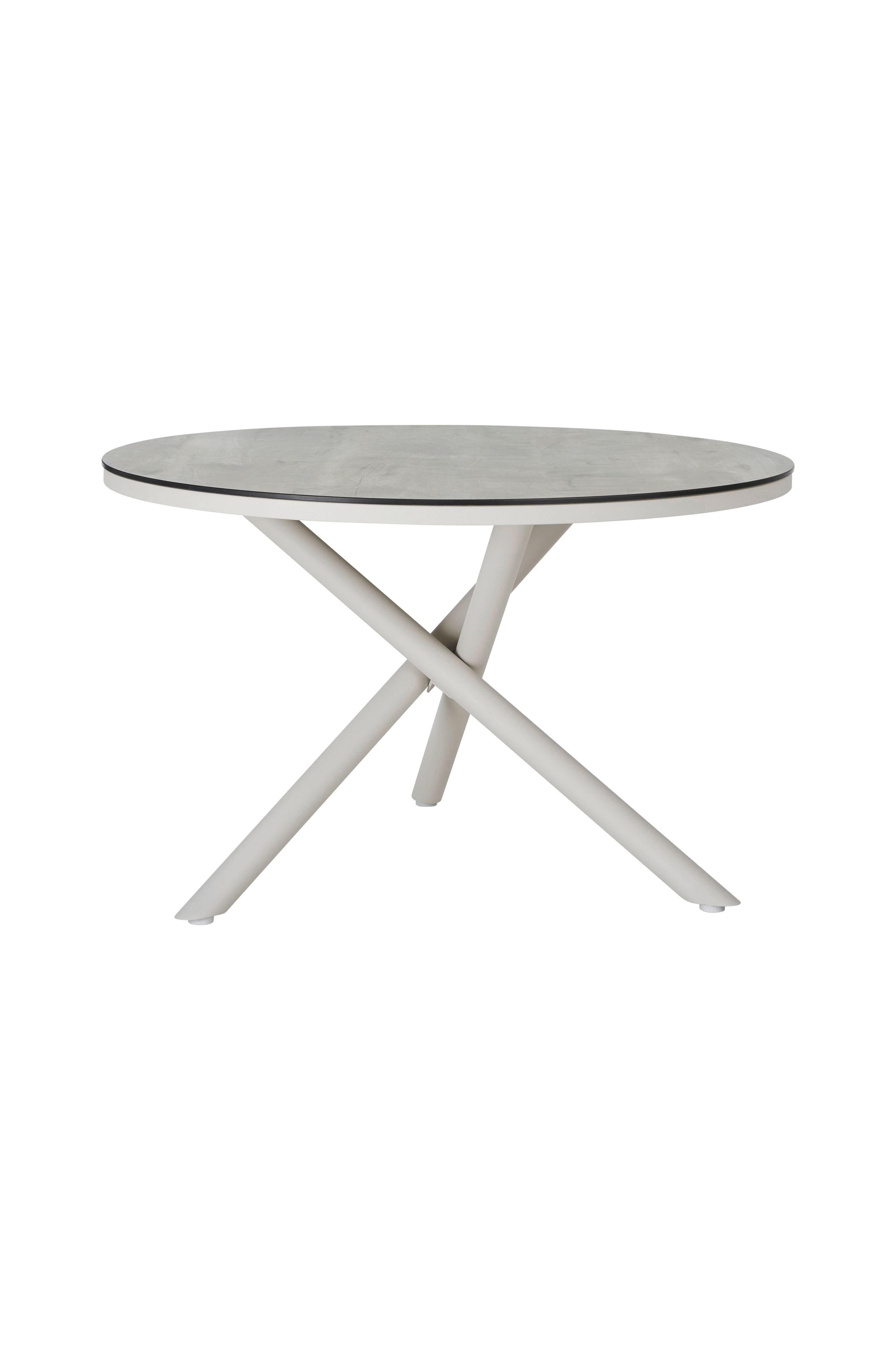 Utemöbler 120 Cm Matbord Alfa Ø 120 cm Grå Utemöbler & trädgård Homeroom