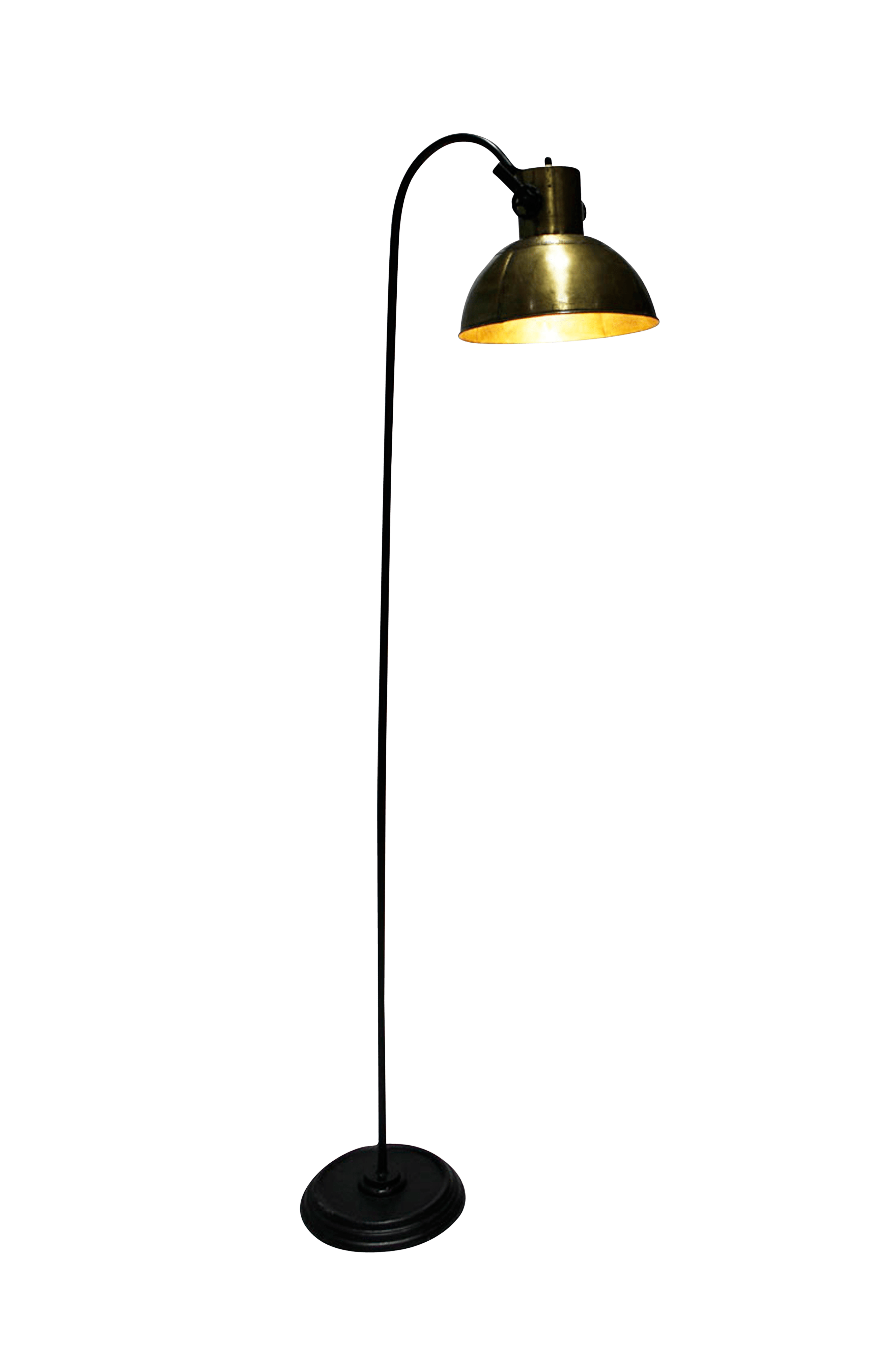 Holmö Golvlampa AG Home & Light Golvlampa Vinata Mässing Golvlampor Ellos.se