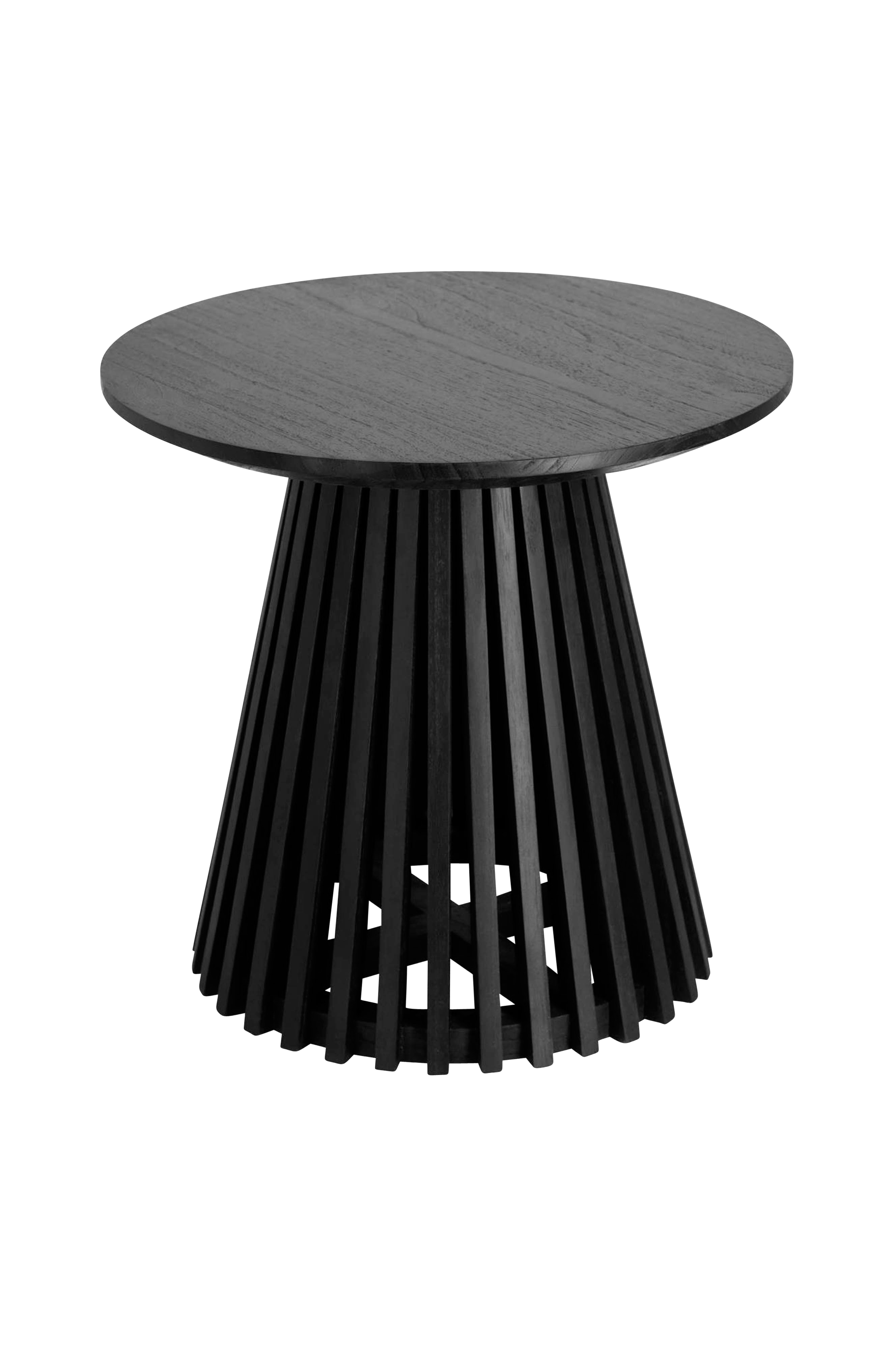 Kave Home Bord Kave Home Sidobord Ø 50 cm Svart Småbord Ellos.se