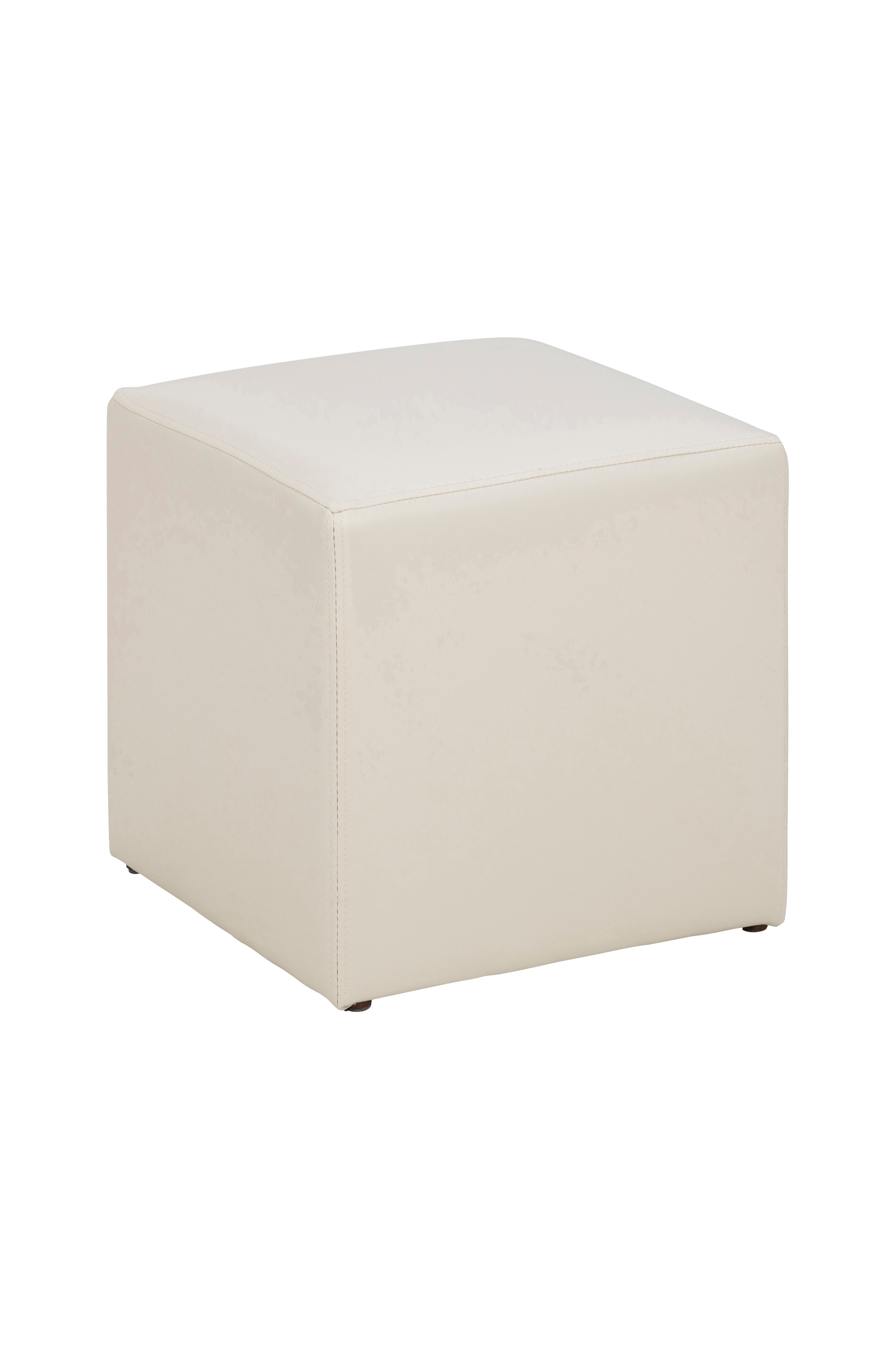 Nordform Sittpuff NORDFORM Sittpuff Rondo Vit Fotpallar & sittpuffar ellos