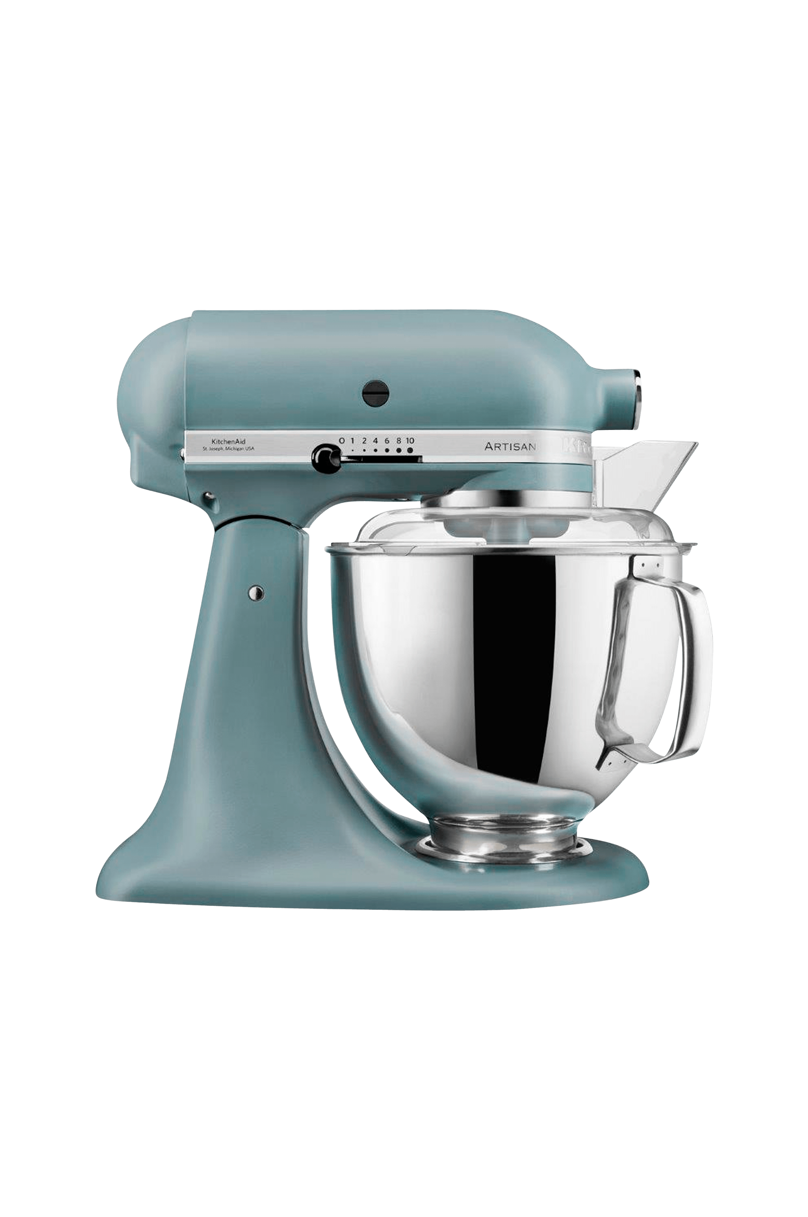 KitchenAid Artisan köksmaskin Fog Blue 4,8 + 3 liter Bak