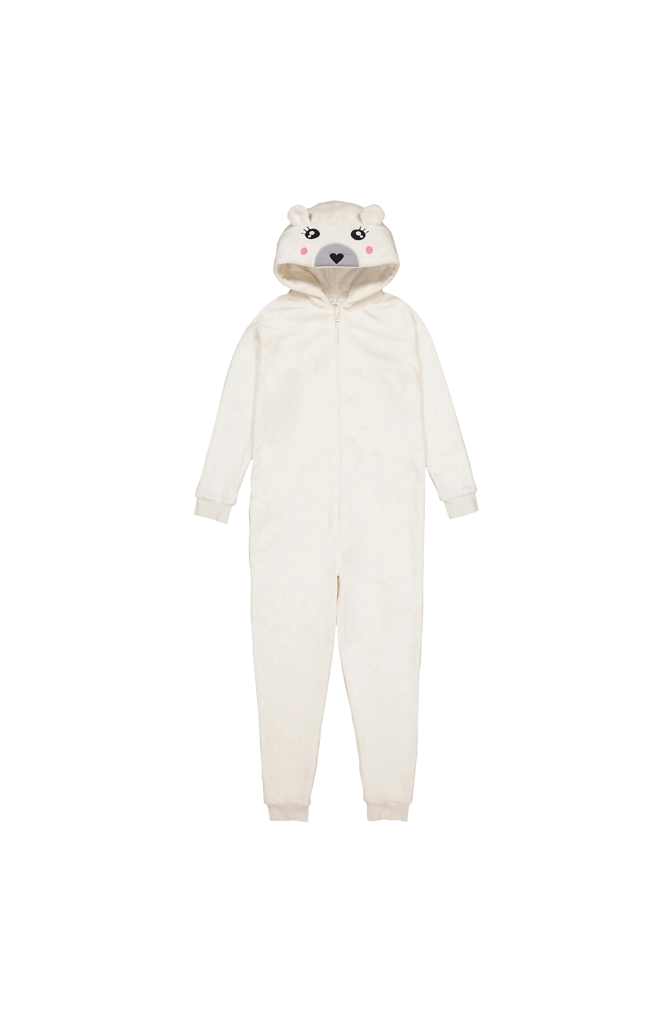 La Redoute Fleeceoverall med huva Brun Jumpsuits Ellos.se