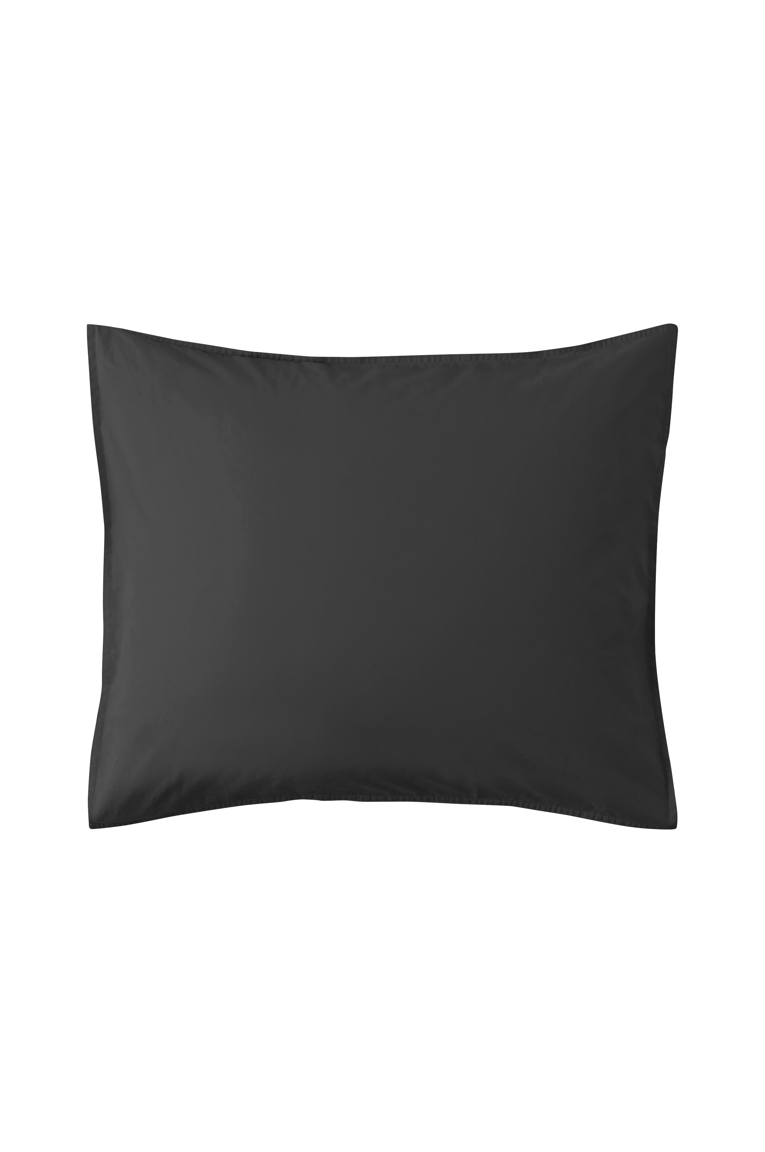 Svarta Örngott Örngott Neely i tvättad bomullspercale Svart Textilier Homeroom