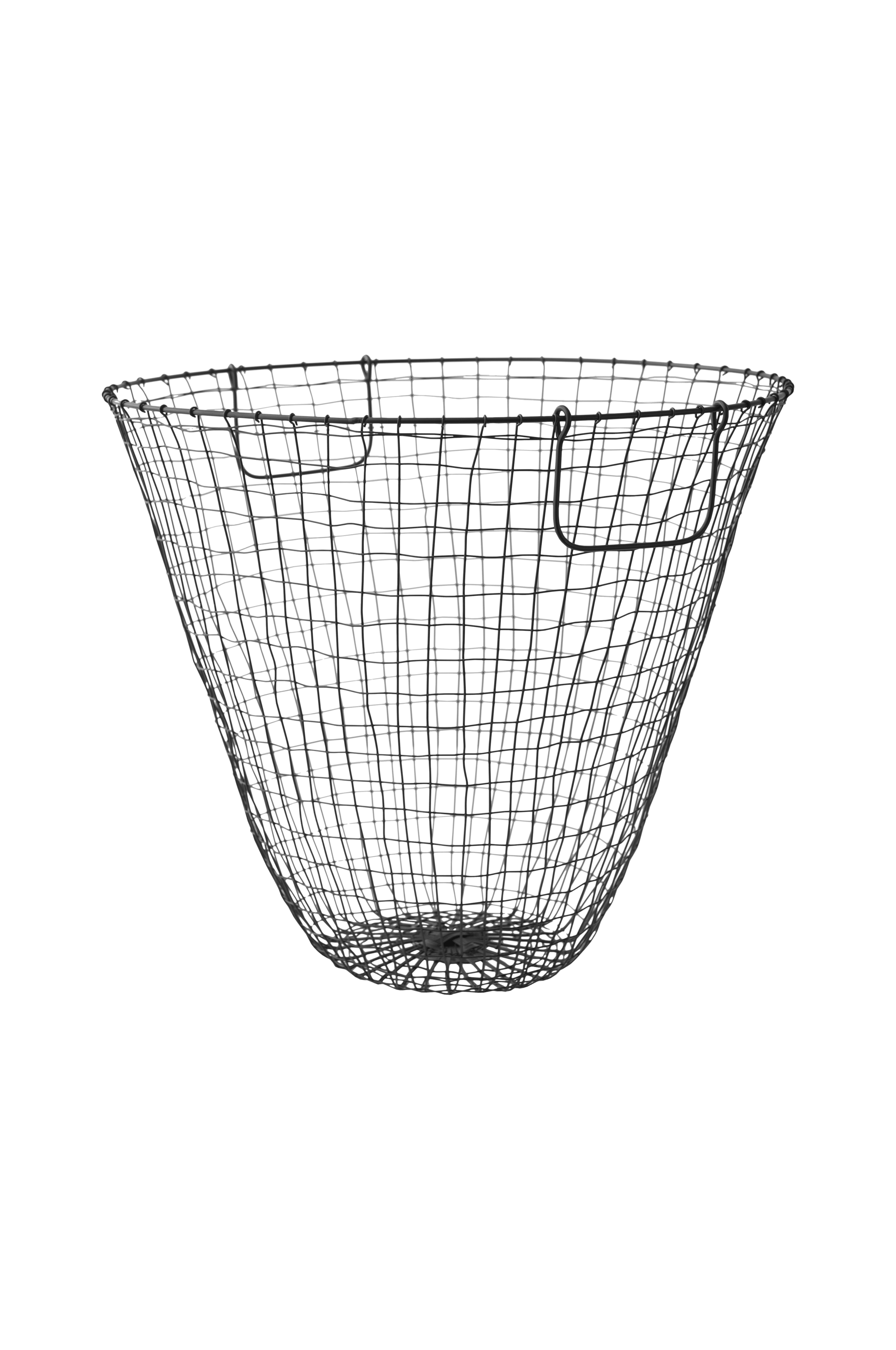 Ellos Opbevaringskurv Cherish Round Large Wire Basket Sort Kurve