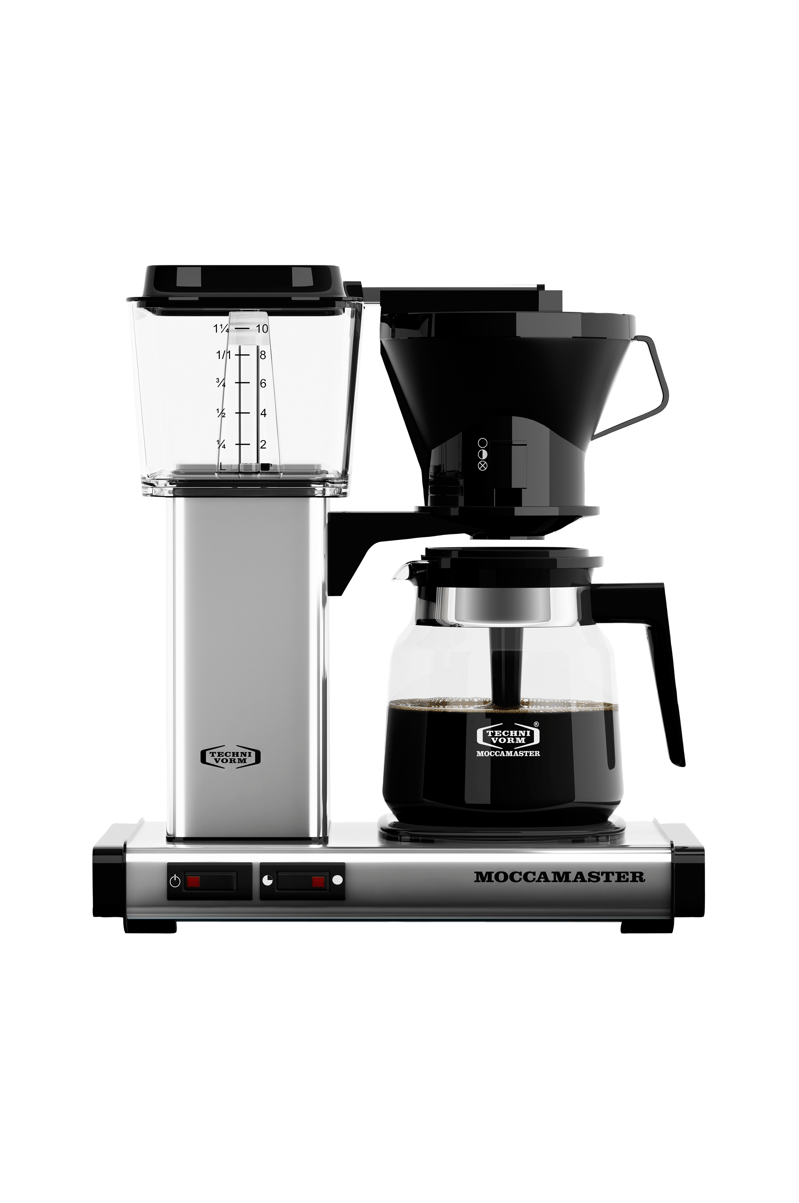 Moccamaster Manual Polished Silver Kaffebryggare Ellos.se