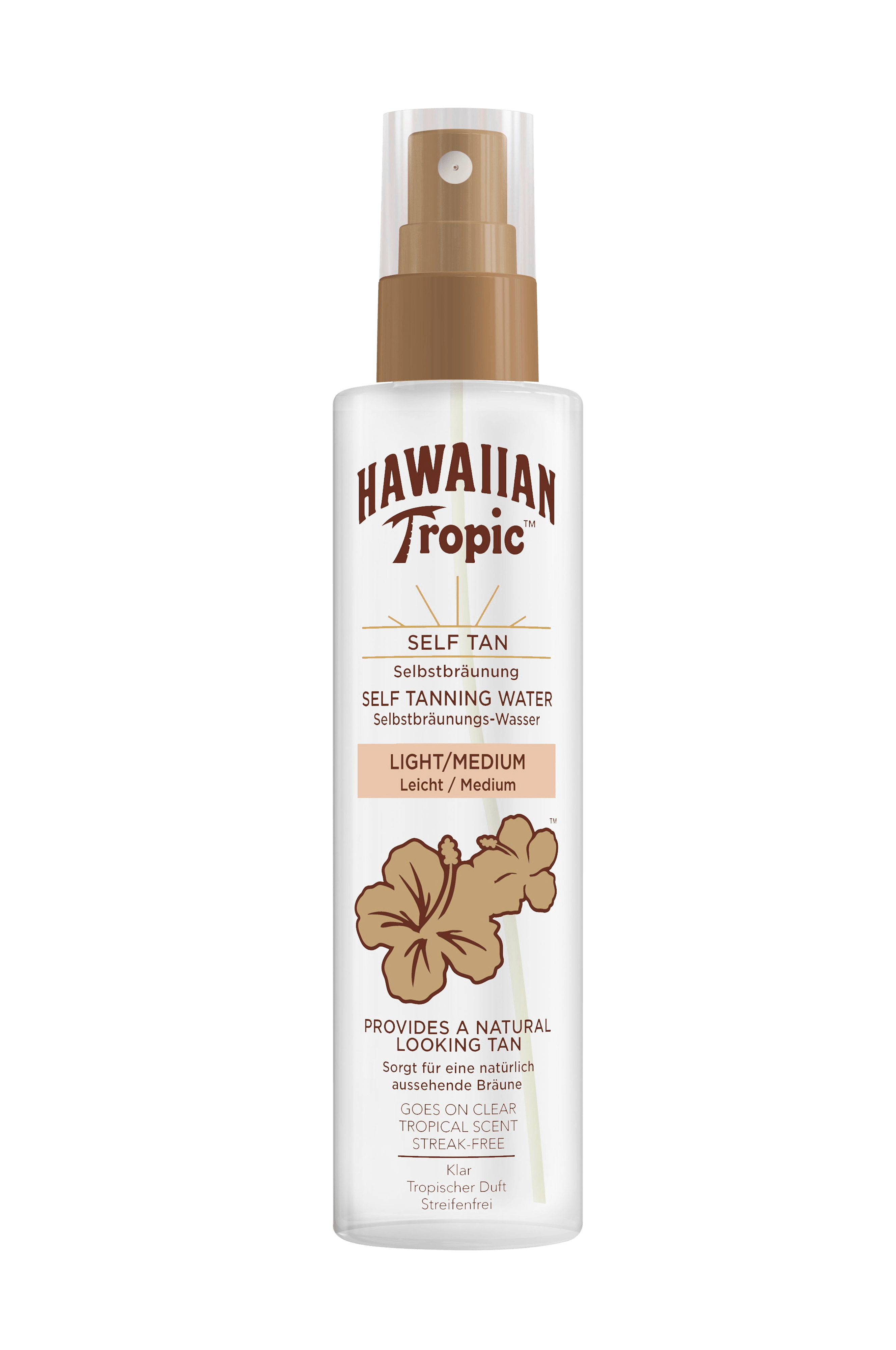 Hawaiian Tropic Self Tanning Water Light/Medium 200 ml