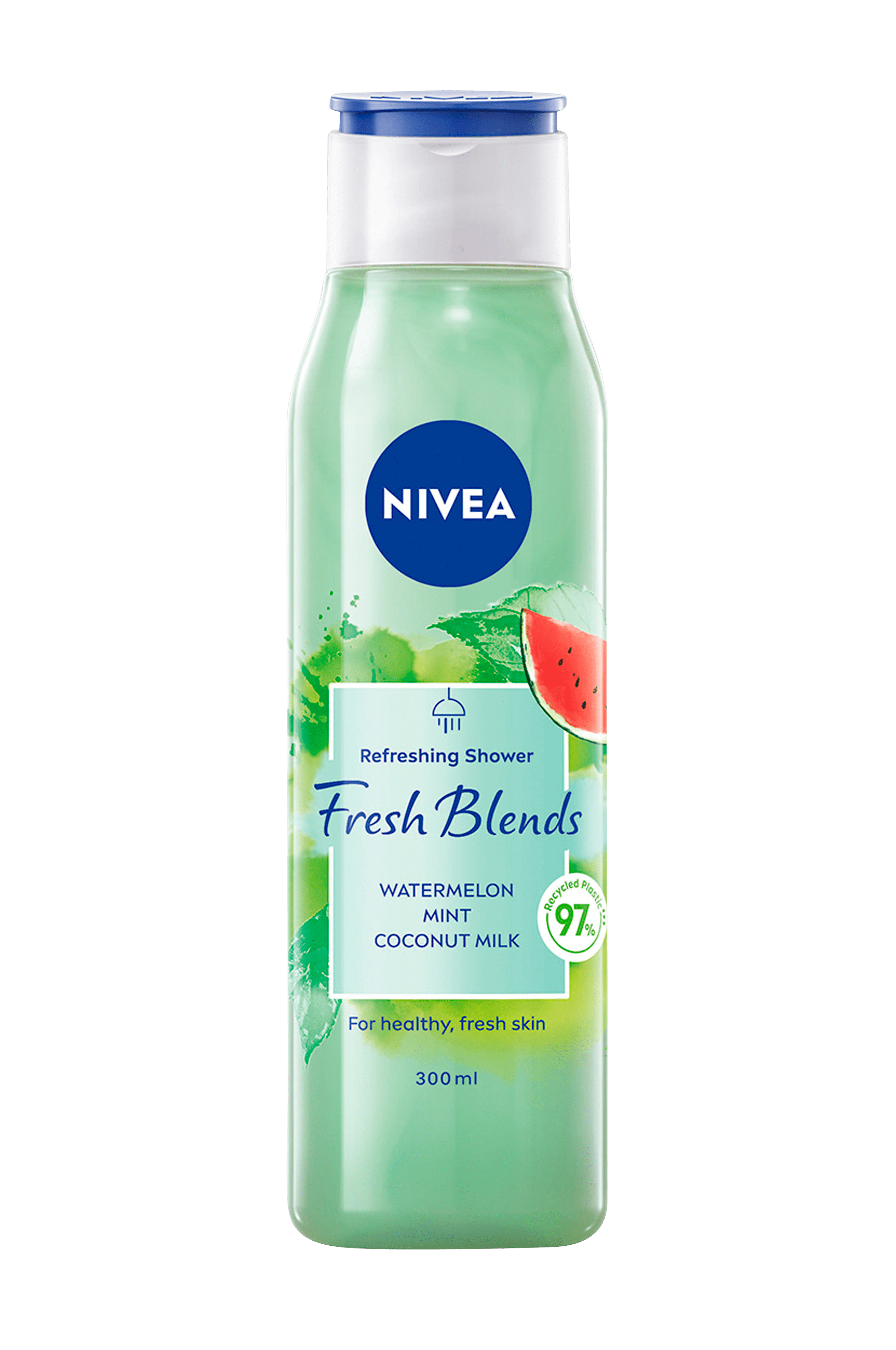 Nivea Fresh Blends Watermelon Shower Gel 300 ml Bad & dusch Ellos.se