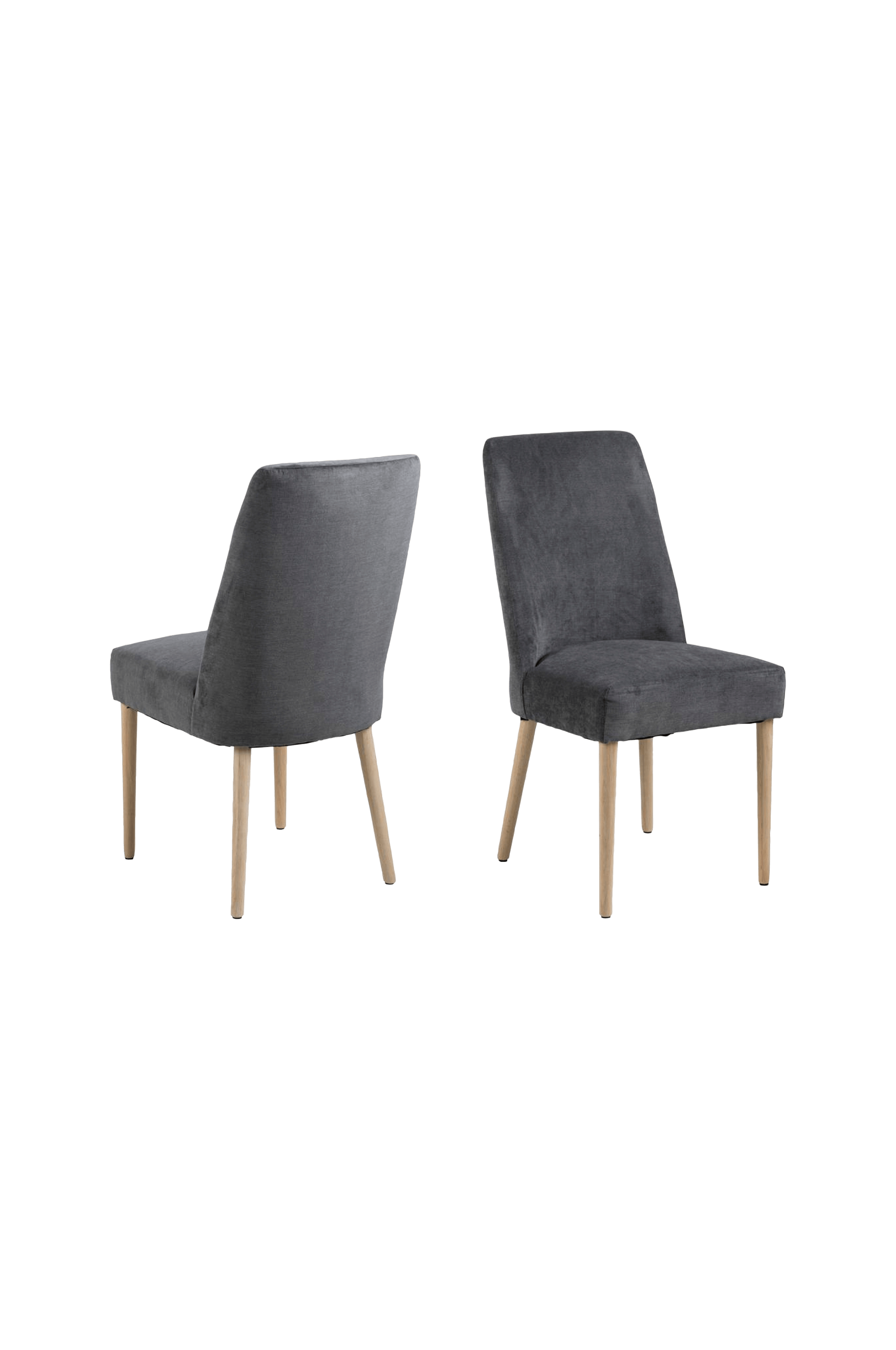 NORDFORM Matsalsstol Emmy, 2pack Grå Stolar Ellos.se