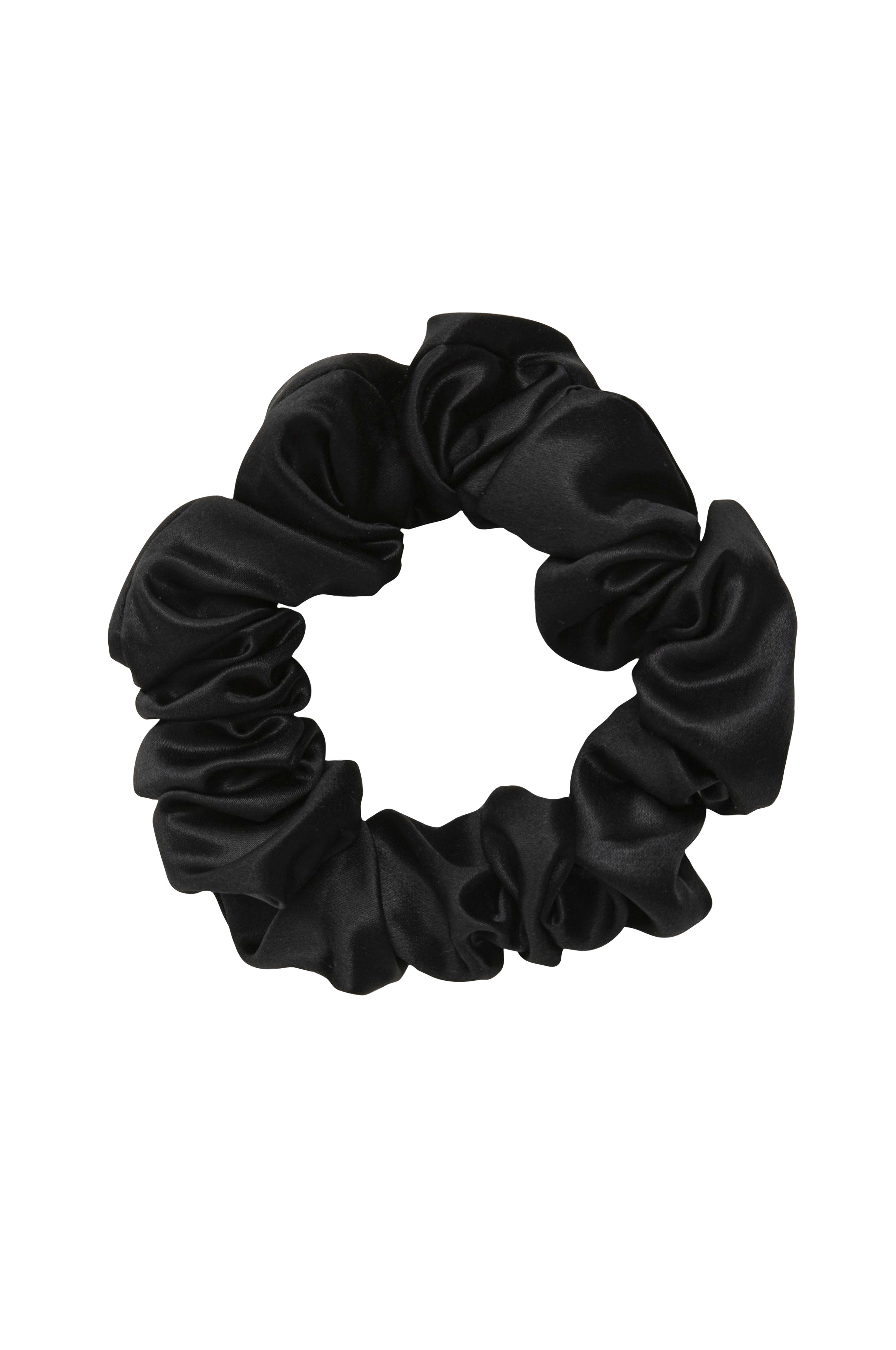 ByBarb Large Silk Hair Tie Svart Håraccessoarer Ellos.se