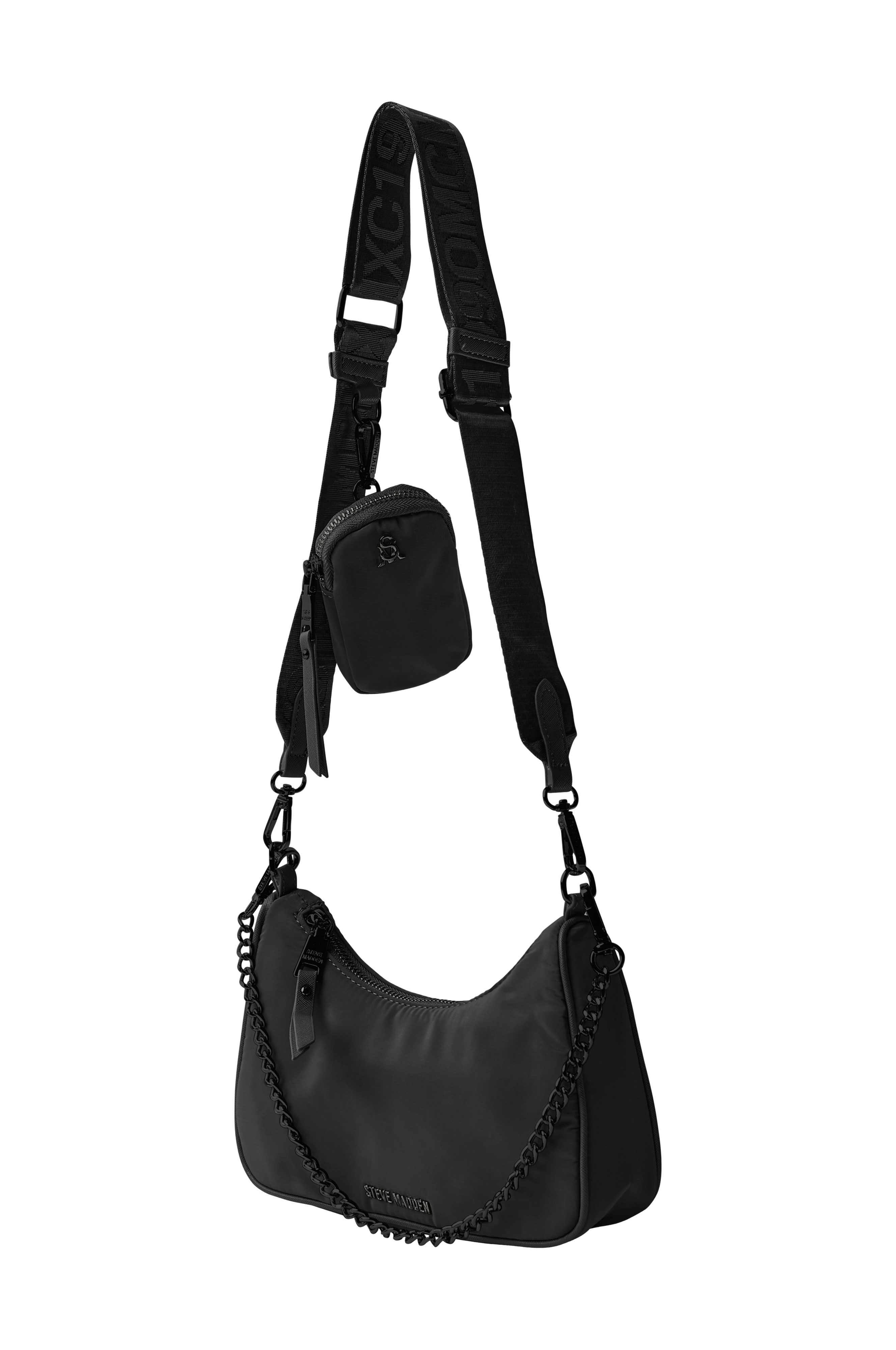 Steve Madden Väska BvitalT Crossbody Bag Svart Axelremsväskor