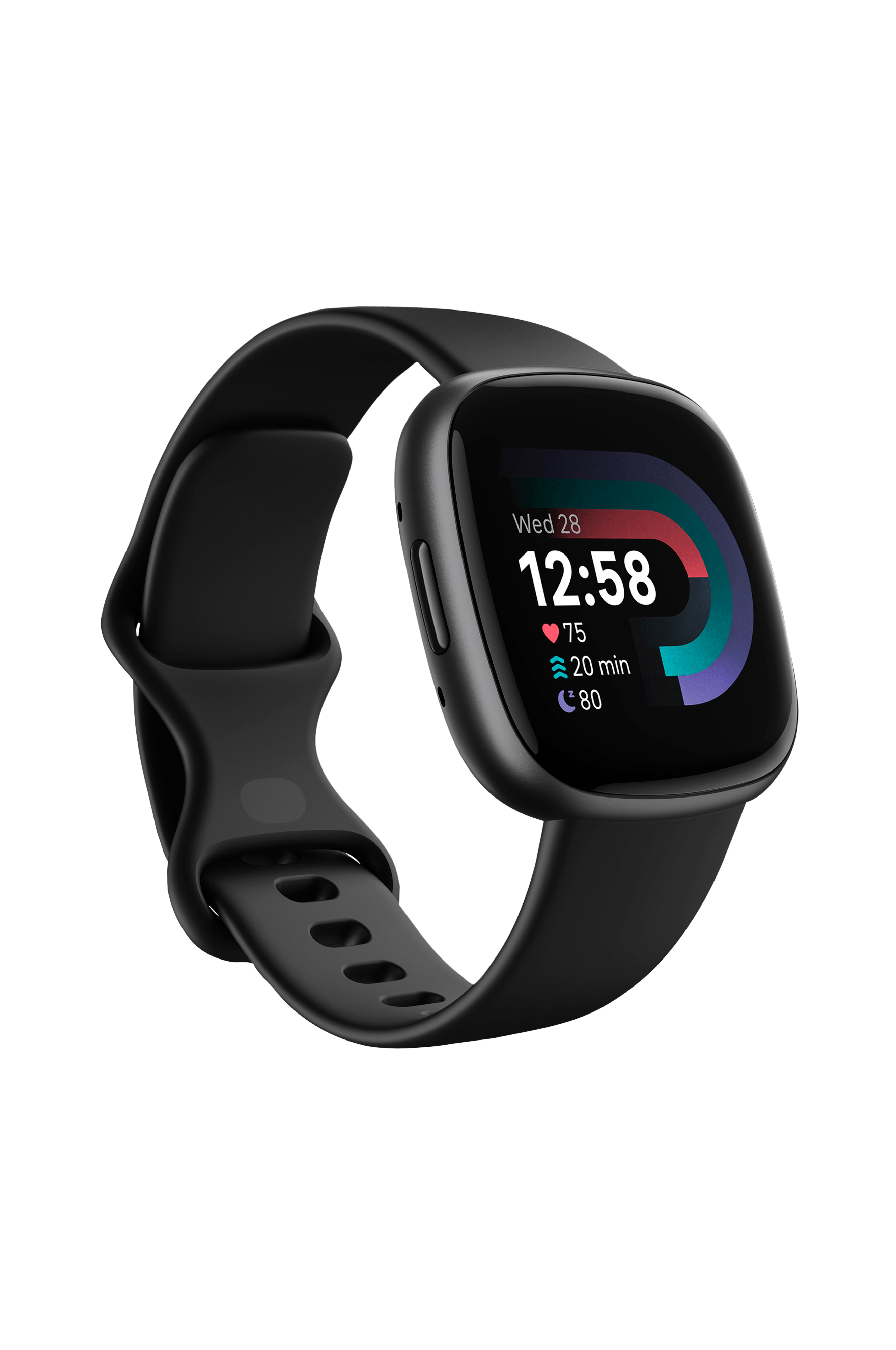 Fitbit Versa 4, Black/Graphite Sportklockor & aktivitetsarmband