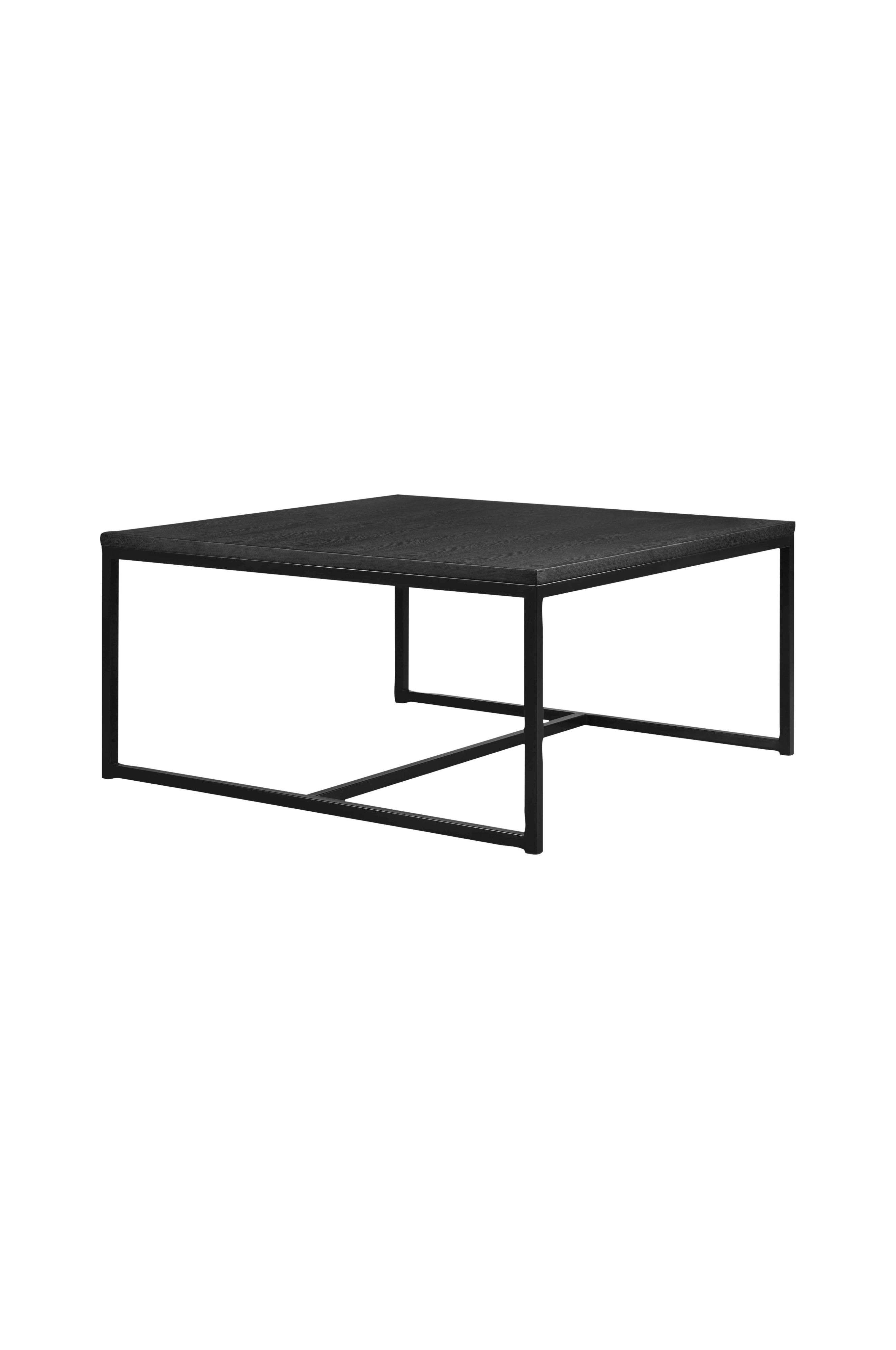 Nordic Furniture Group Soffbord Acero, 100x100 cm Svart Soffbord
