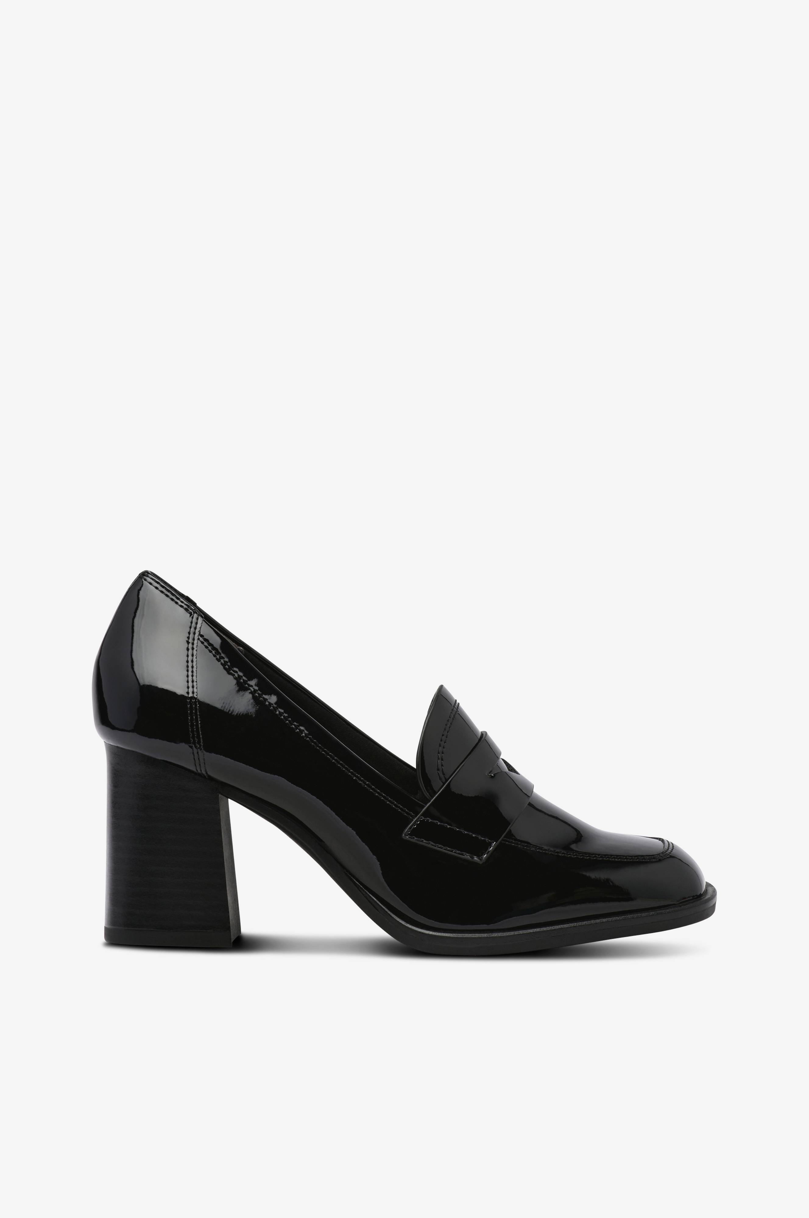Tamaris Pumps med bred klack Svart Pumps Ellos.se