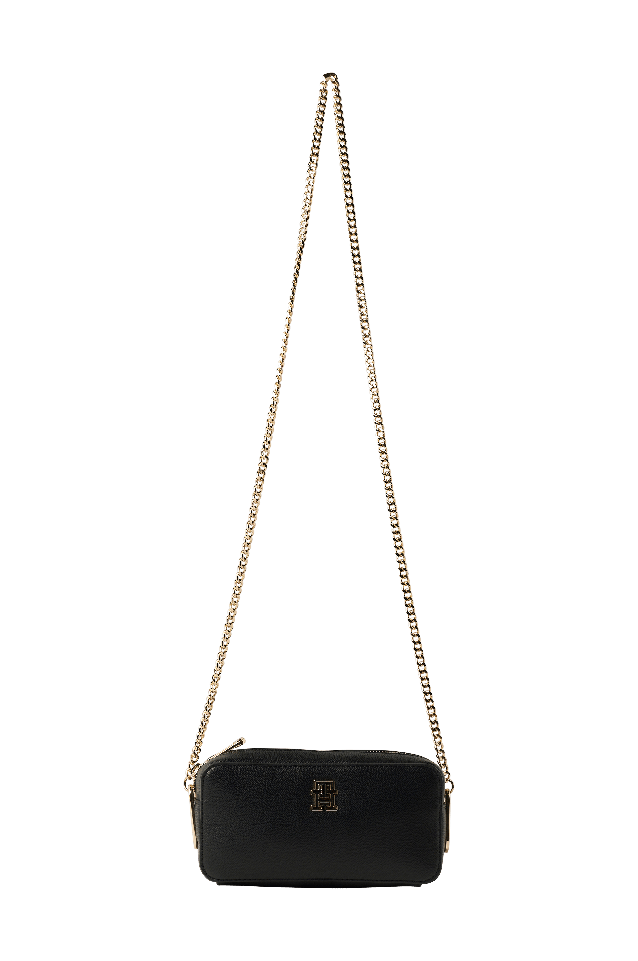 Tommy Hilfiger Laukku TH Timeless Chain Camera Bag Musta Olkalaukut
