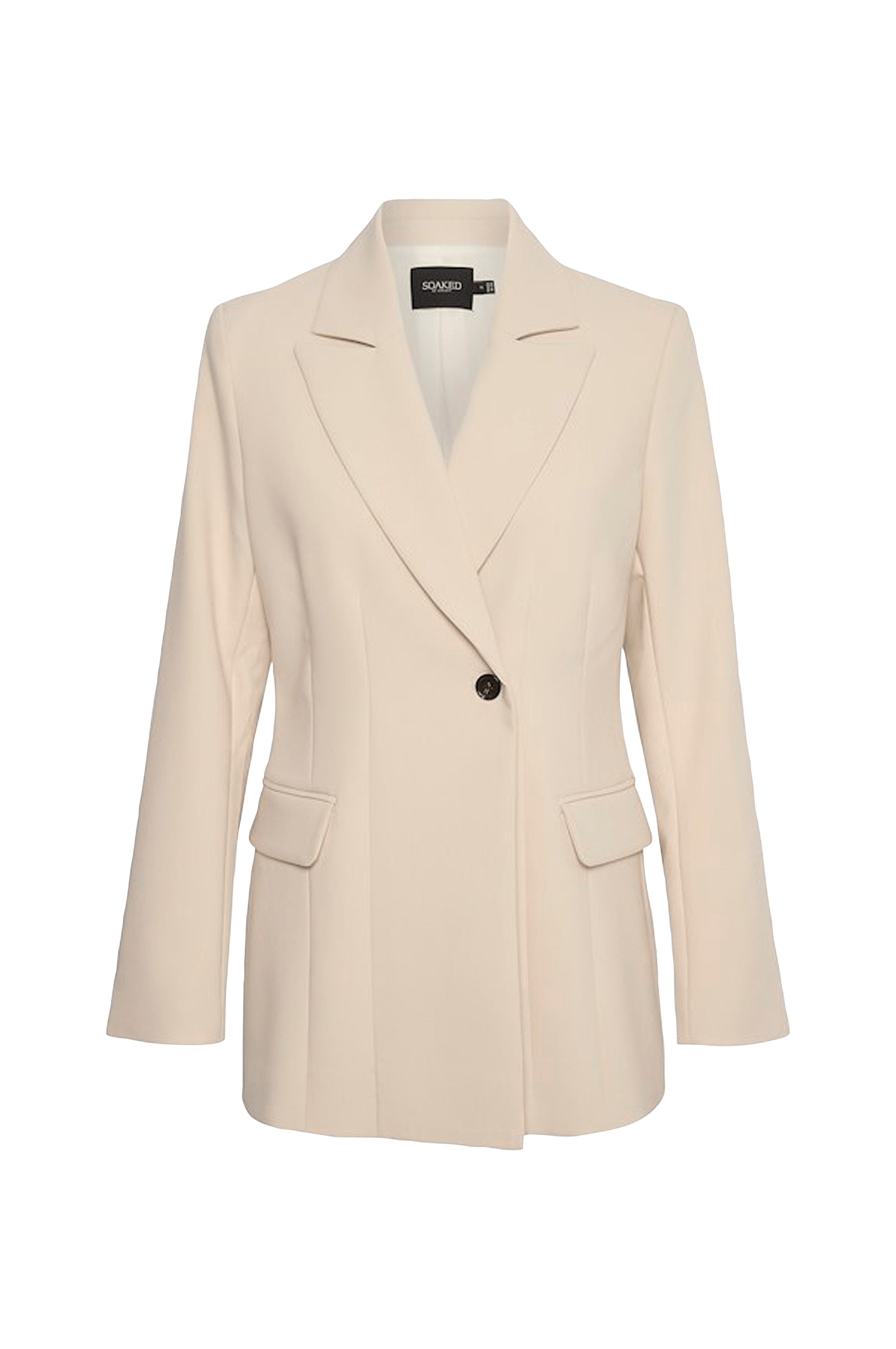 Soaked in Luxury Habitjakke slCorinne Fitted Blazer Hvid Elegante