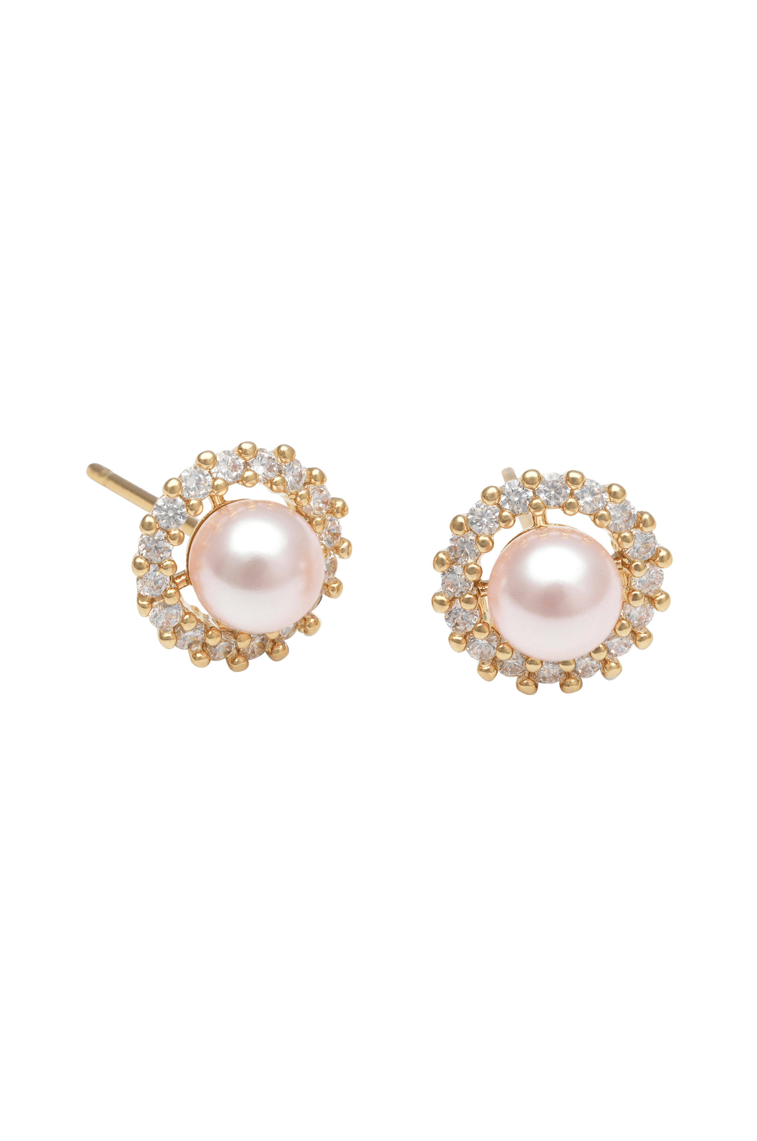 Lily and Rose Korvakorut Colette Pearl Stud Earrings Roosa