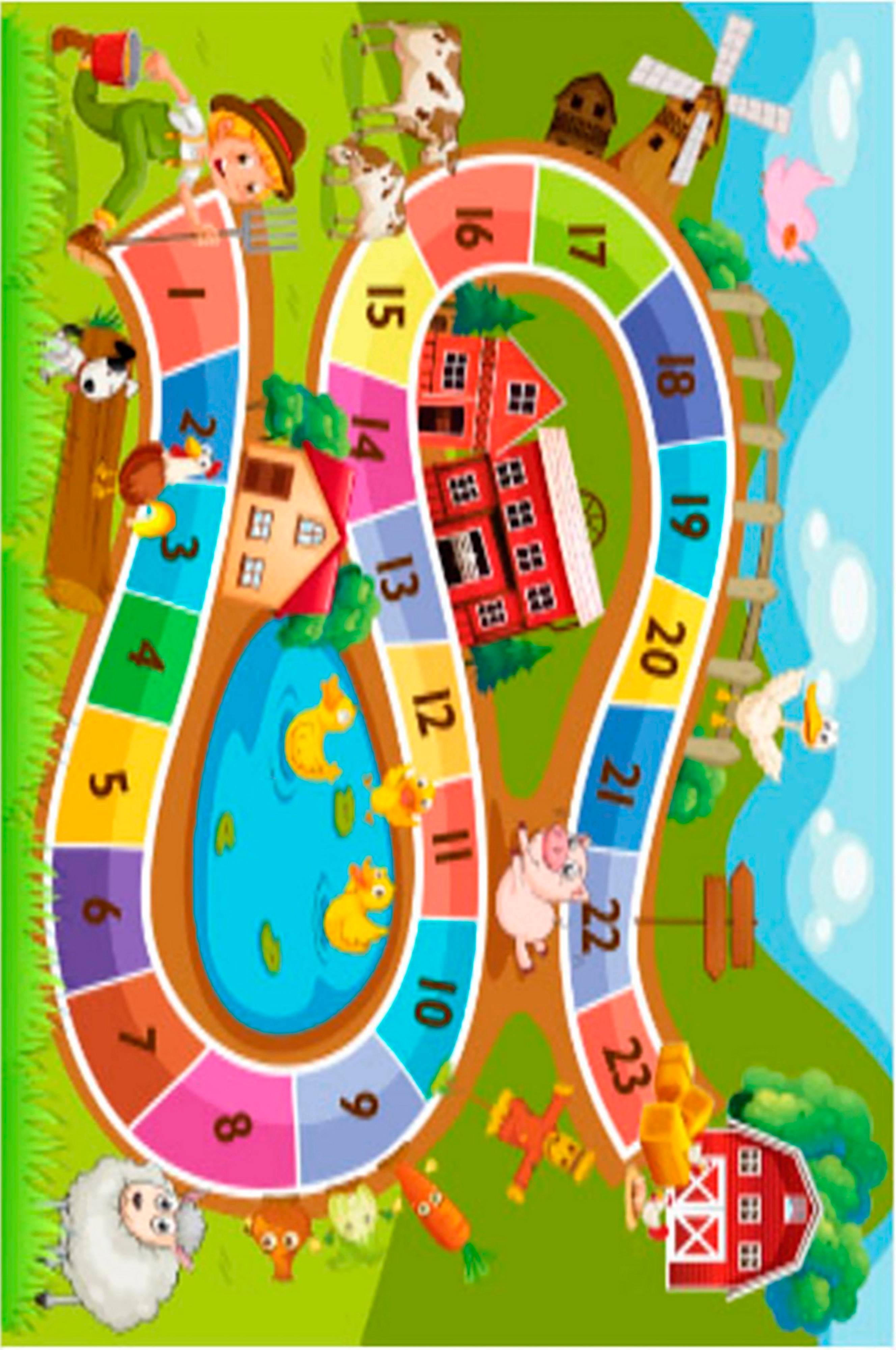 Teppe (80 x 150) Multi Barnerom Homeroom(029)