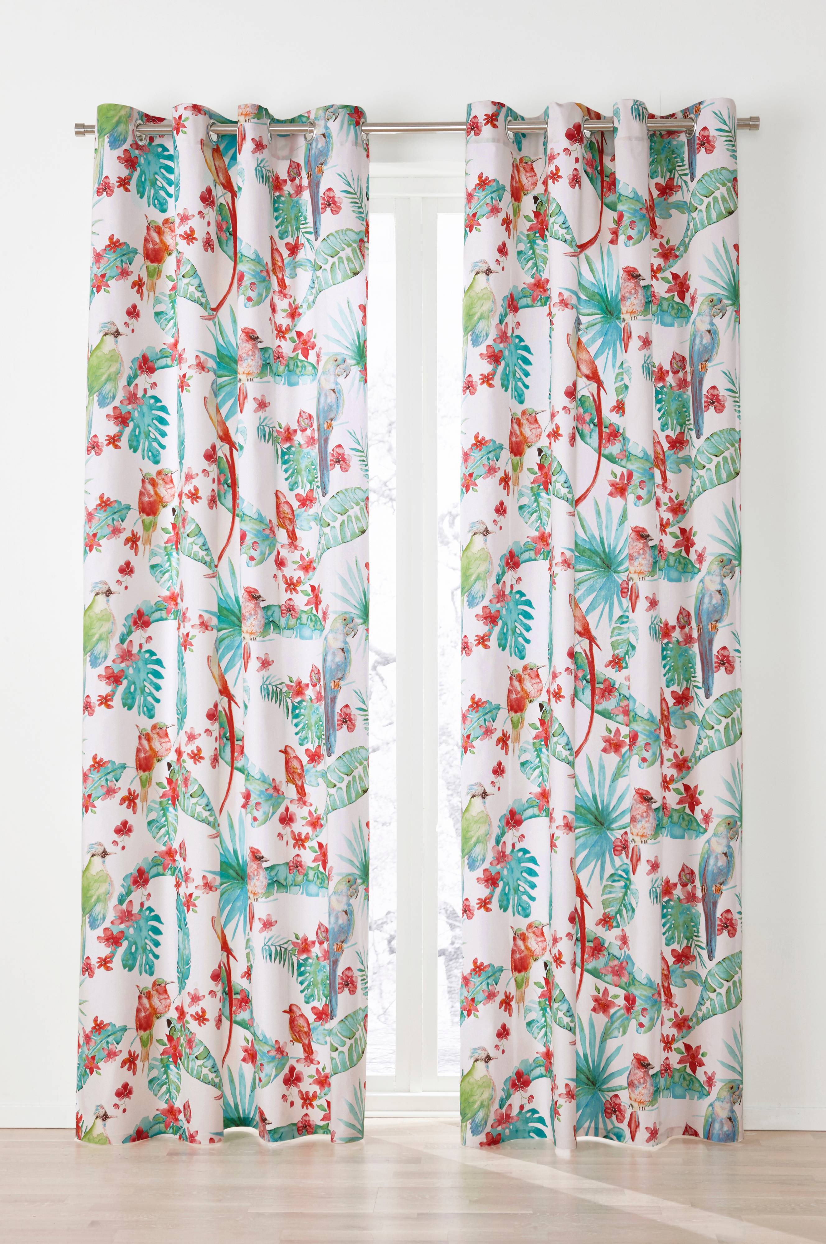 HAWAII öljettlängd 2pack Grön Gardiner Jotex