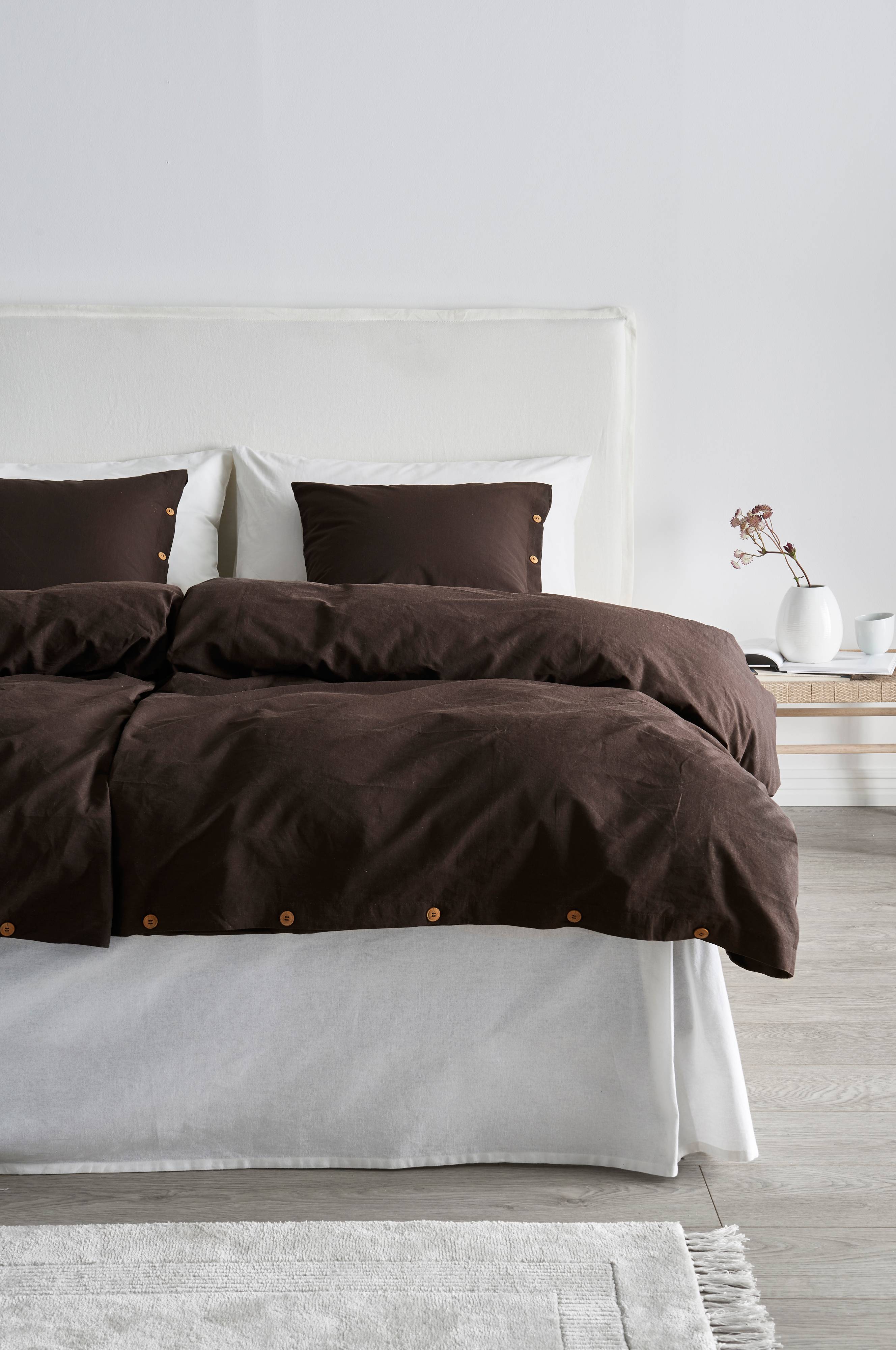 bruna lakan Linnea Påslakanset 2 Delar - Brun - Sängkläder | Jotex