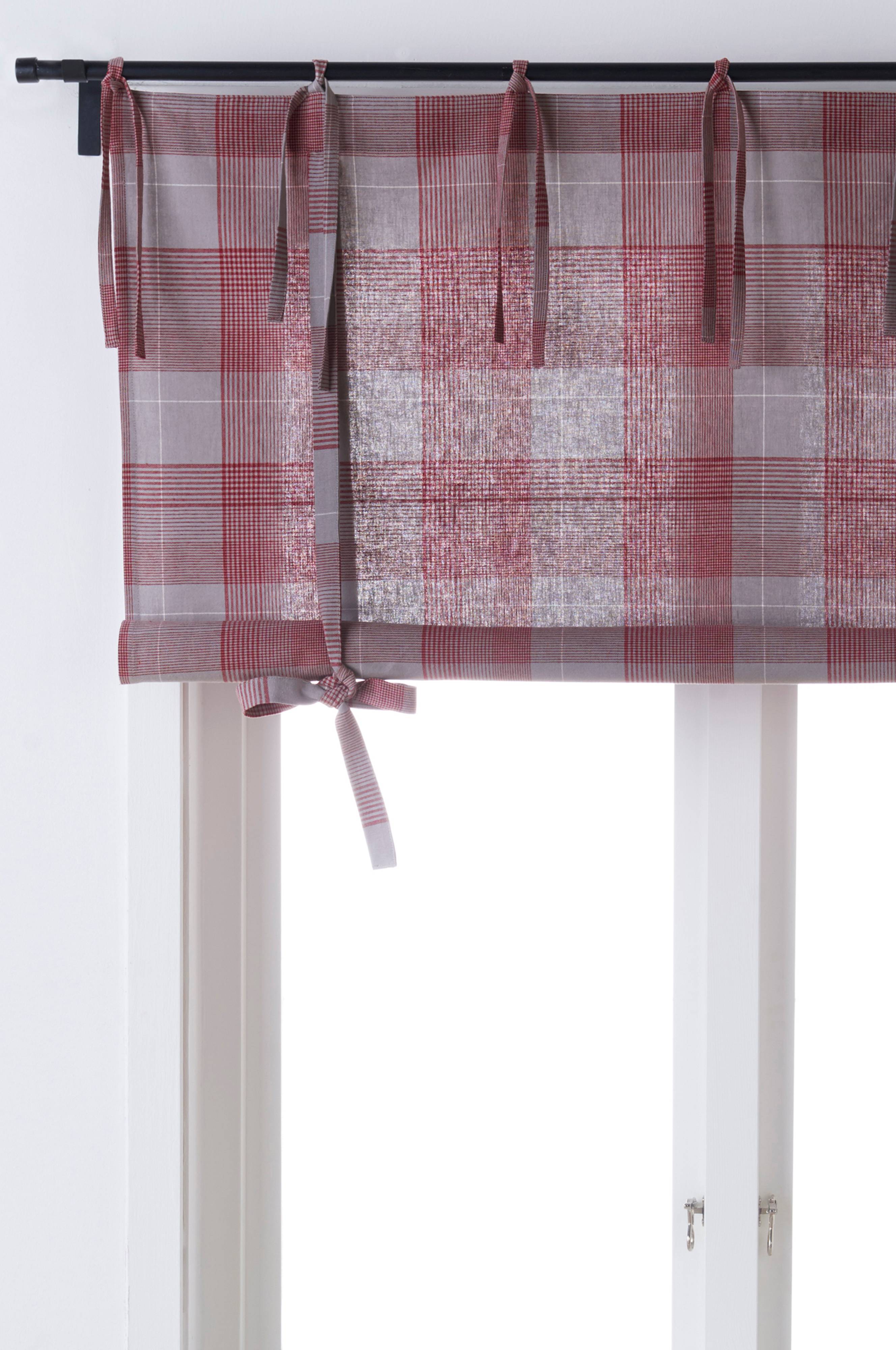 Fålla Upp Gardiner Jotex WONDERLAND roll upgardin Röd Textilier Homeroom.se