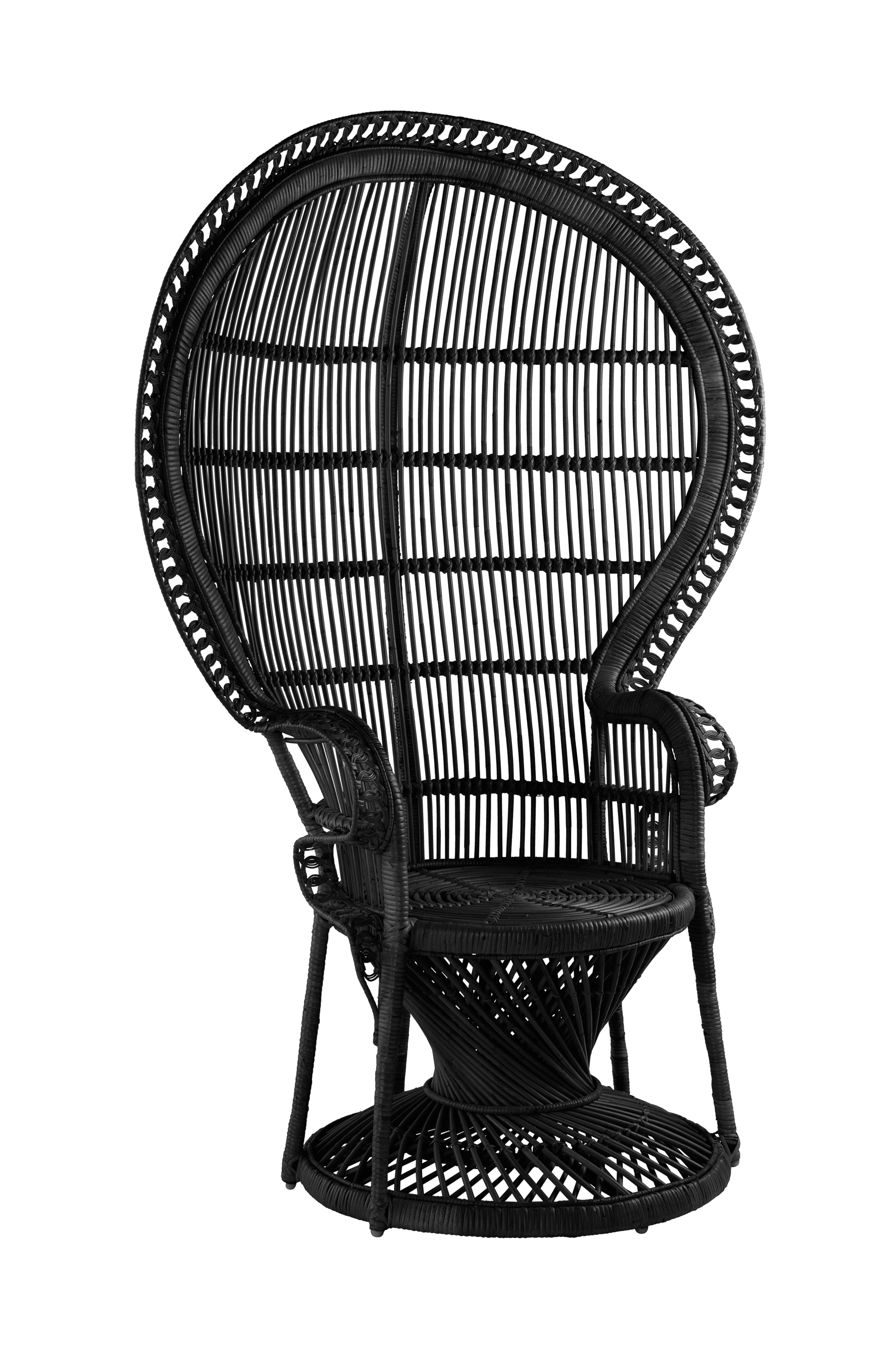 fåtölj uterum Bali Peacock Fåtölj - Svart - Möbler | Jotex