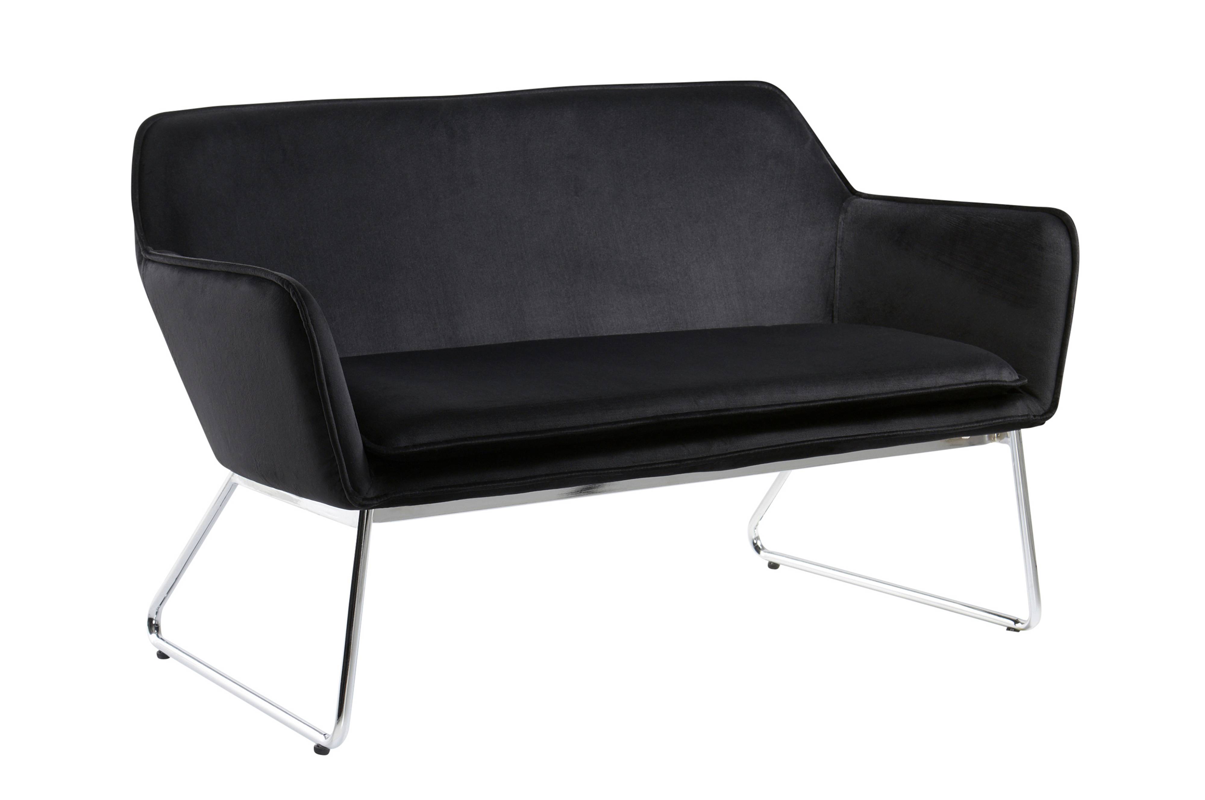 ELLNE MINI Kindersofa 2Sitzer Schwarz Kinderzimmer Jotex