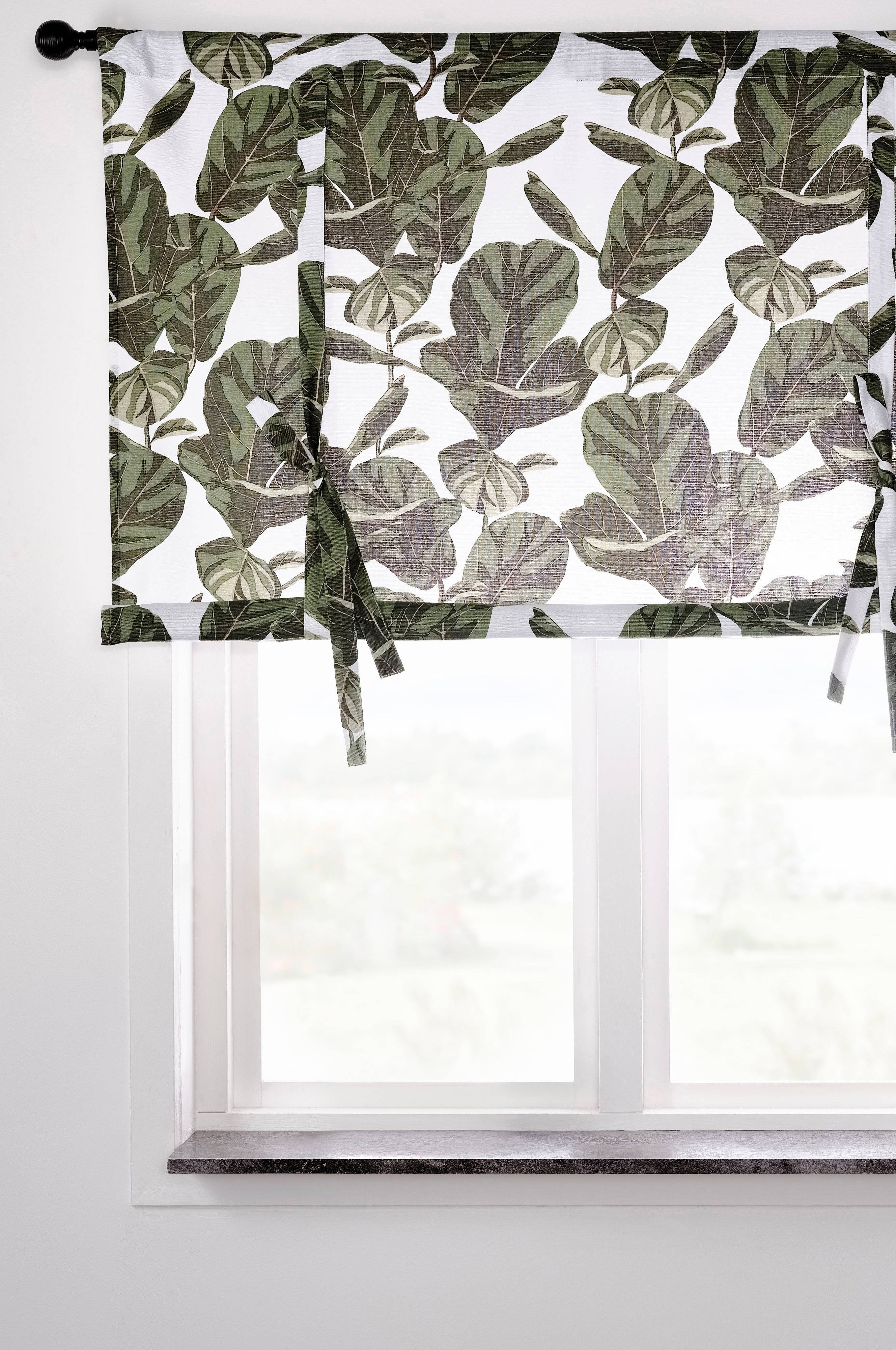 Roll Up Gardin Mörkläggande GRÖNSKA roll upgardin Hvit Gardiner Jotex