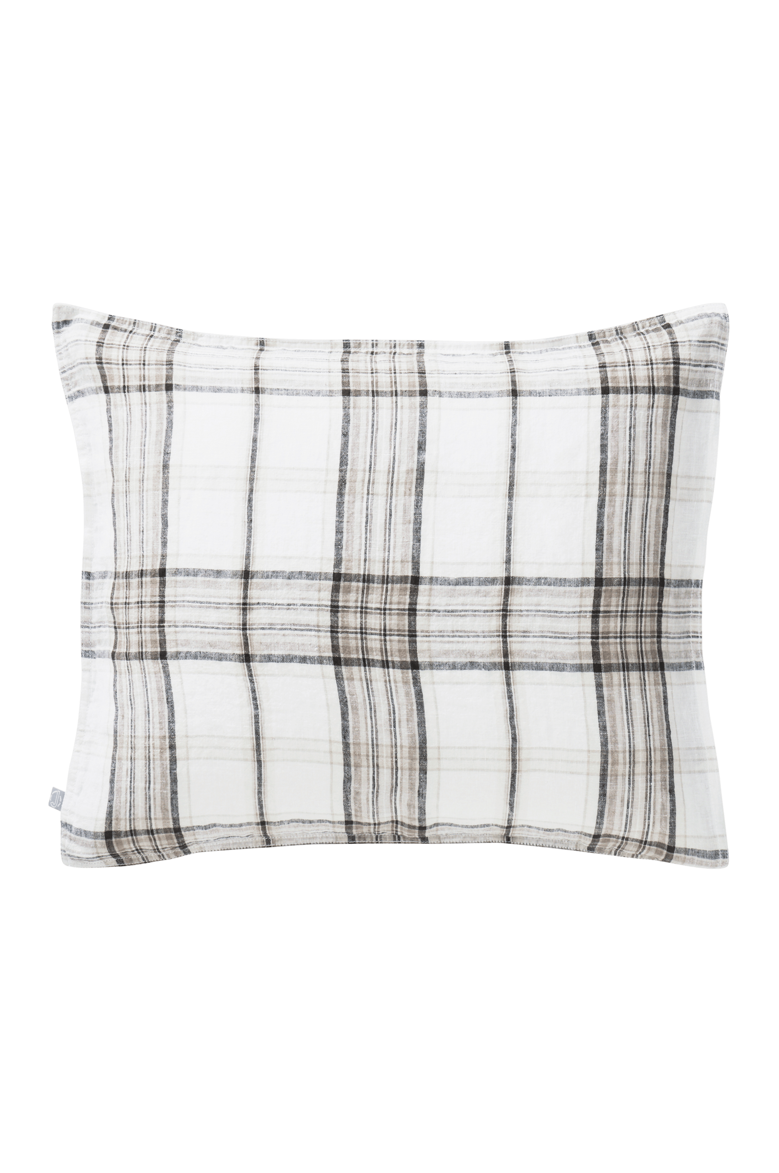 Rutigt Örngott SYLVESTER örngott 60x50 cm rutig Natur Sängkläder Jotex