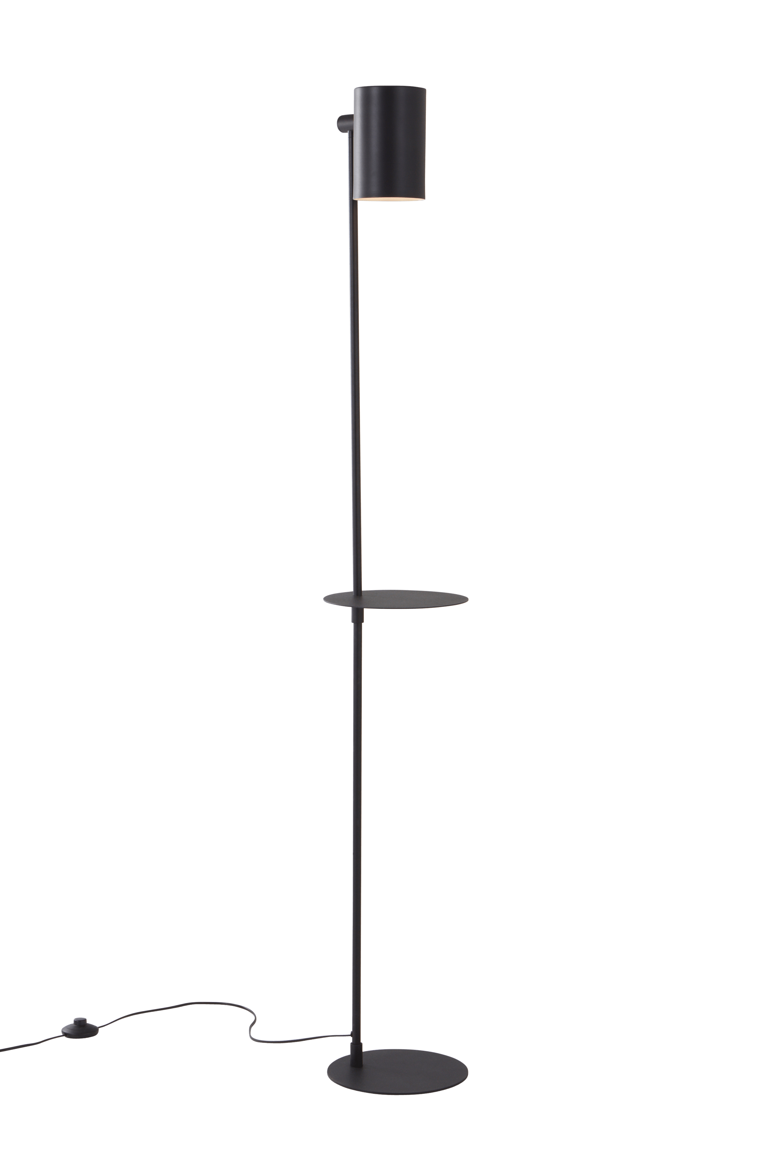 Kira Staande Lamp Met Tafeltje - Zwart - Verlichting | Jotex