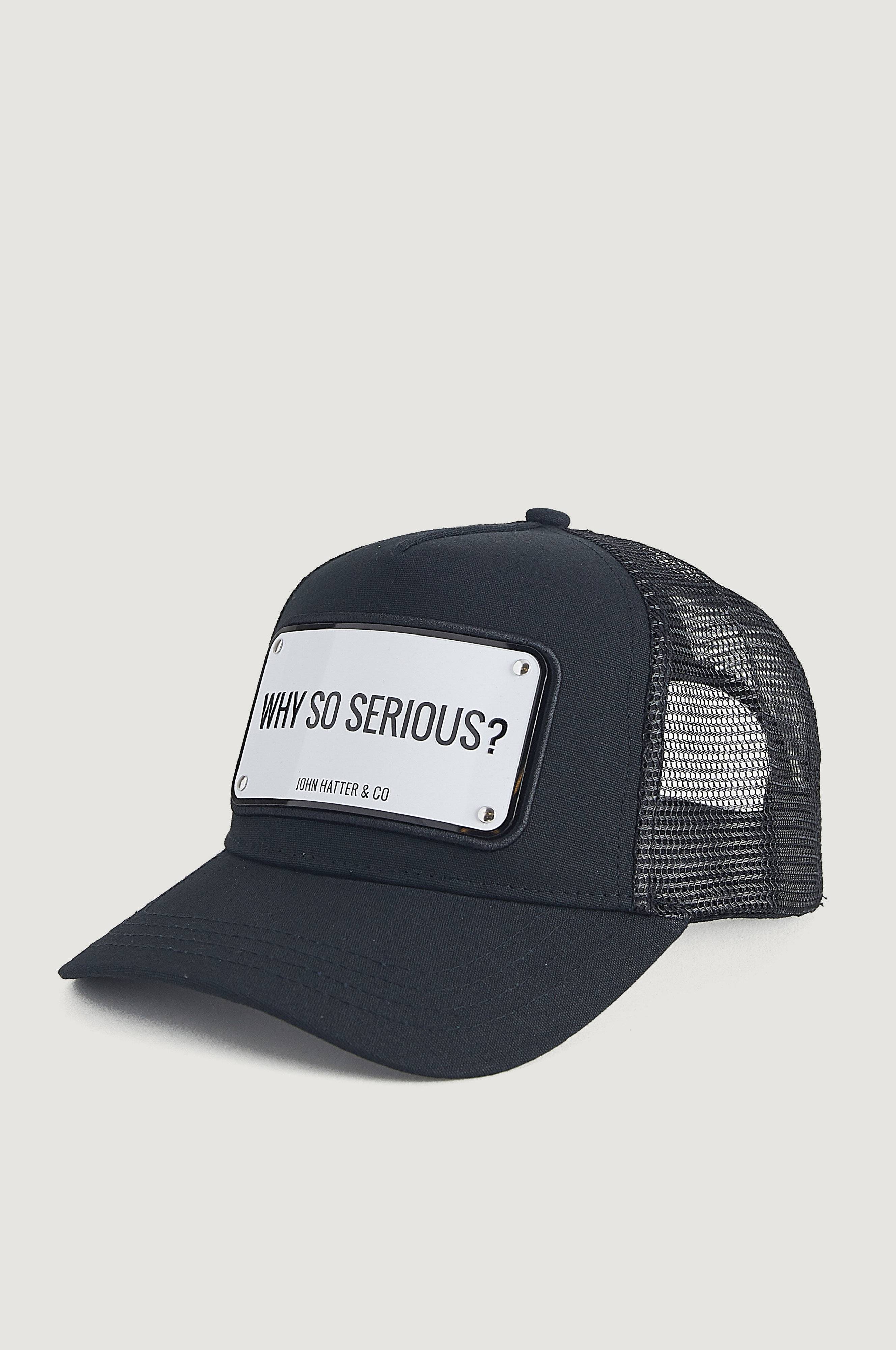 John Hatter & Co Caps Why So Serious Svart Accessories Stayhard