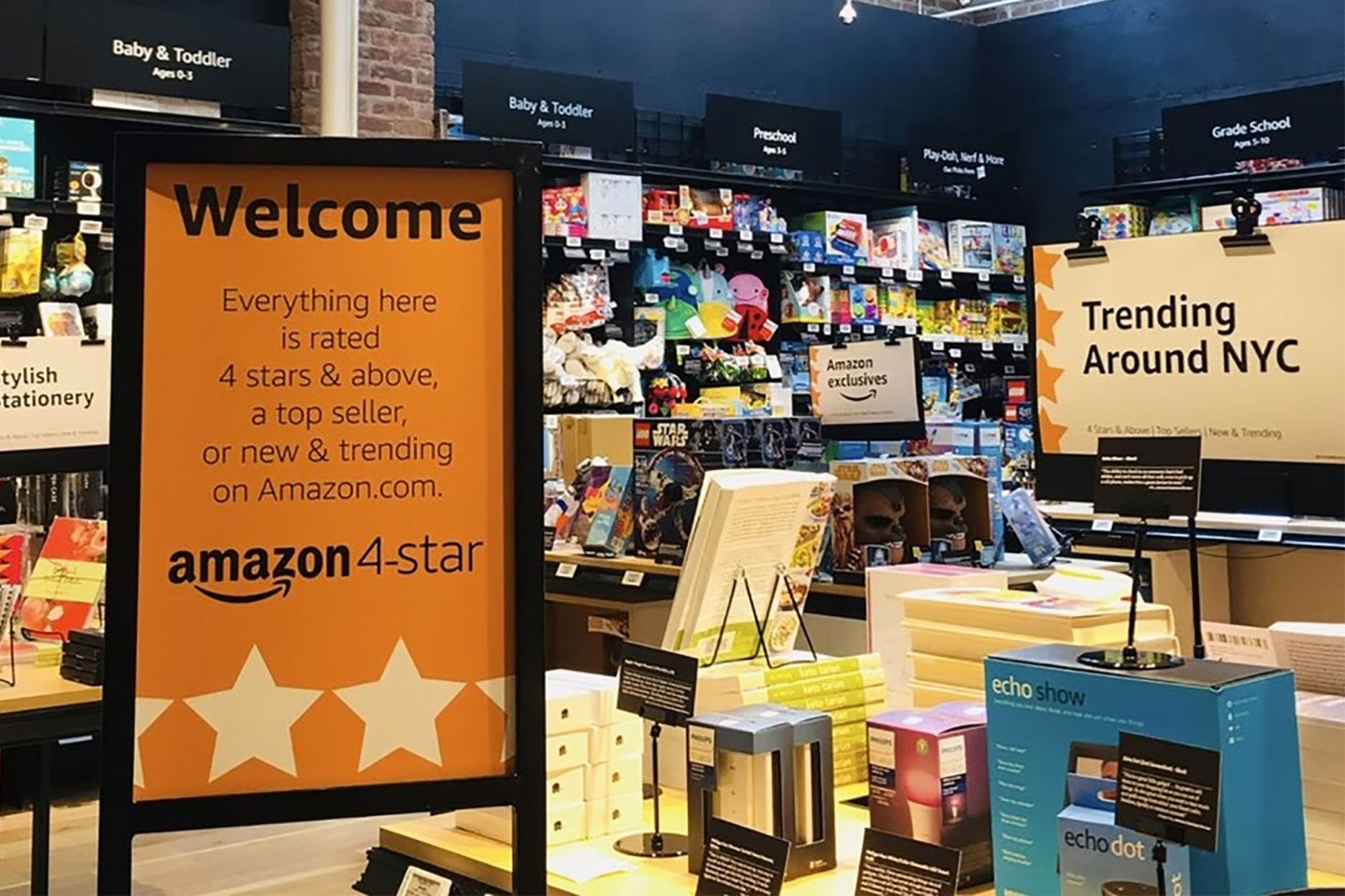 Amazon Opens 4Star Store in New York City