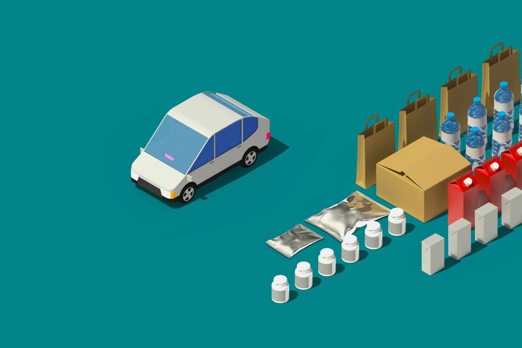 Lyft Drivers Earn Extra Cash Transporting Food, Supplies for Charities