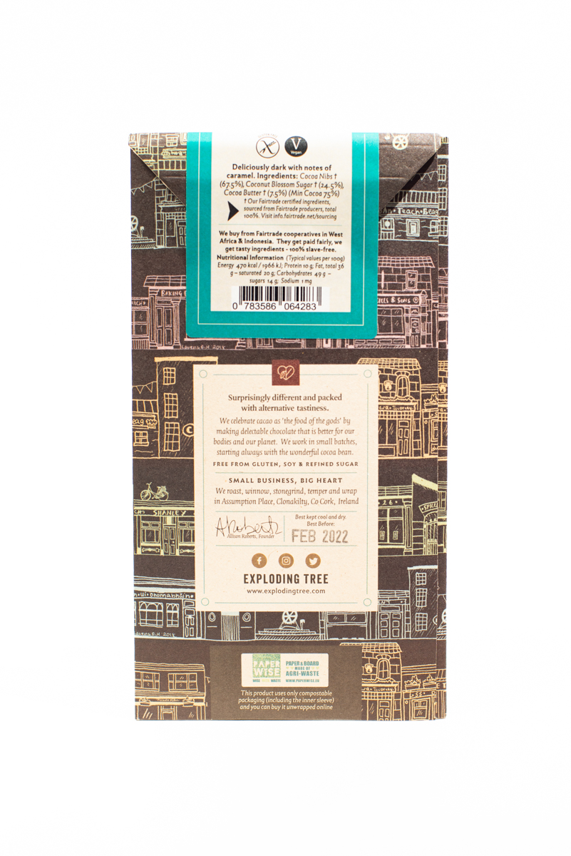 SeventyFive Exploding Tree BeantoBar Chocolate &