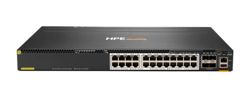Aruba 6300M 24port HPE Smart Rate 1/2.5/5GbE Class 6 PoE and 4port
