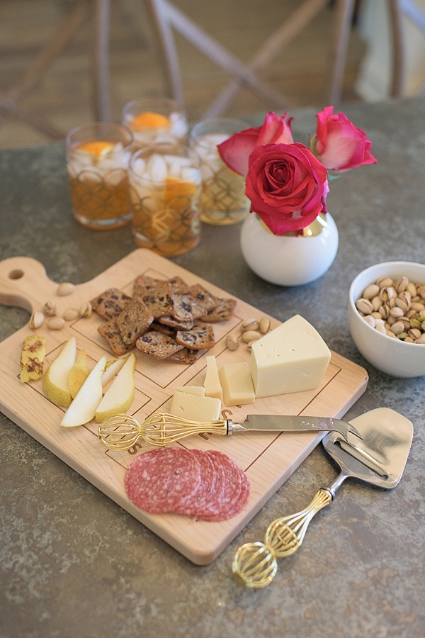 Cheese Board and Cocktail Recipe