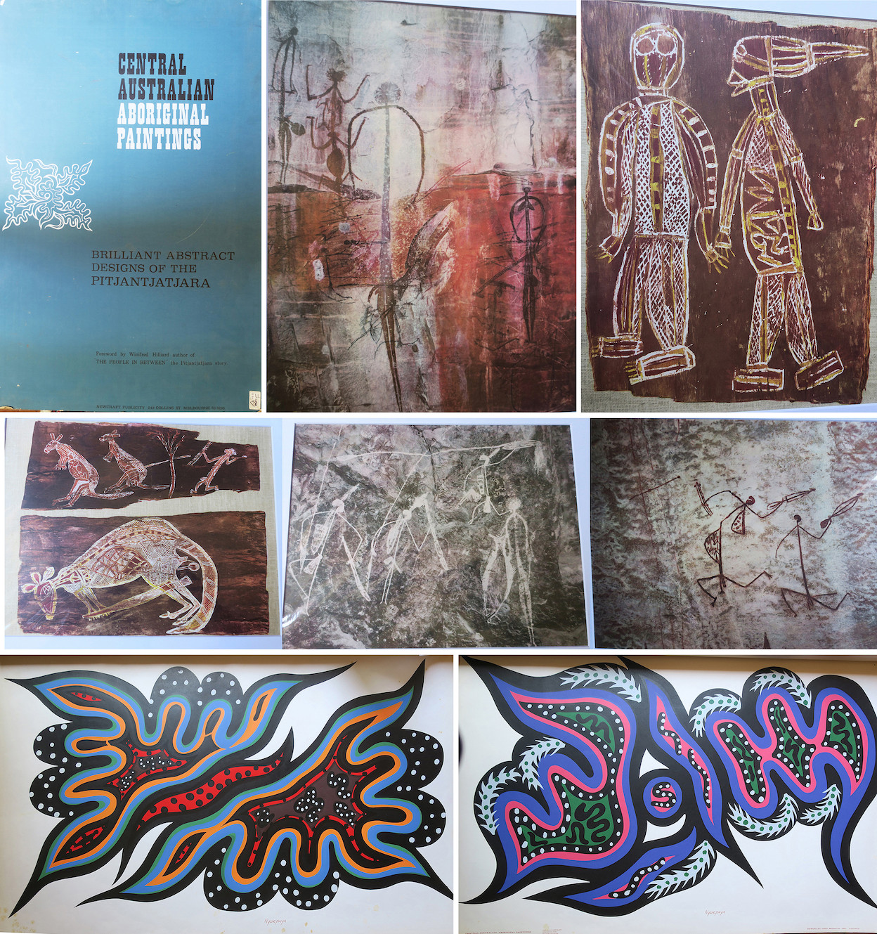 A Rare 1968 Folio of Central Australia Paintings, Six Ernabella Colour