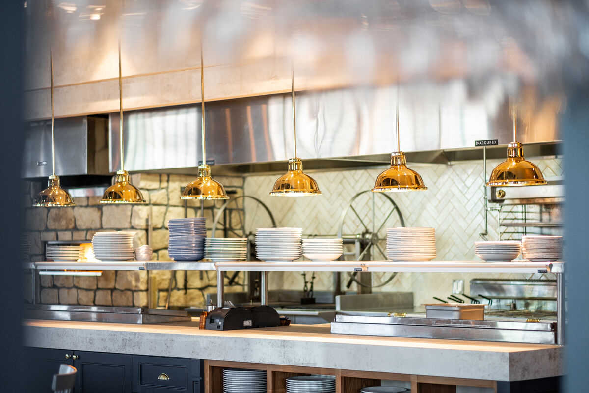 Herb and Sea Restaurant Kitchen Tile and Thin Brick Fireclay Tile