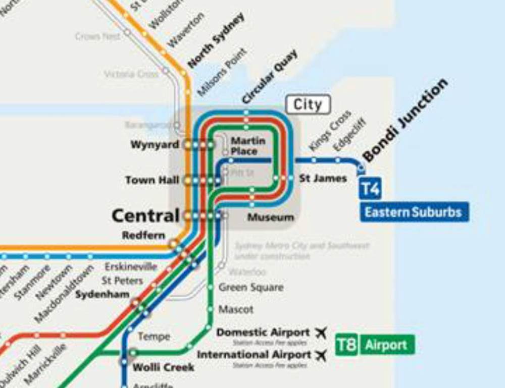 Bondi Junction Train Line Map House share Bondi Junction, Sydney 225pw, 3 bedroom house