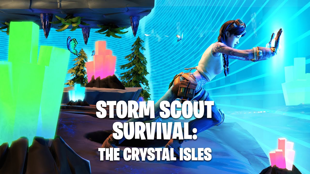 Storm Scout Survival Crystal Isles [ yojj47 ] Fortnite Creative Map Code