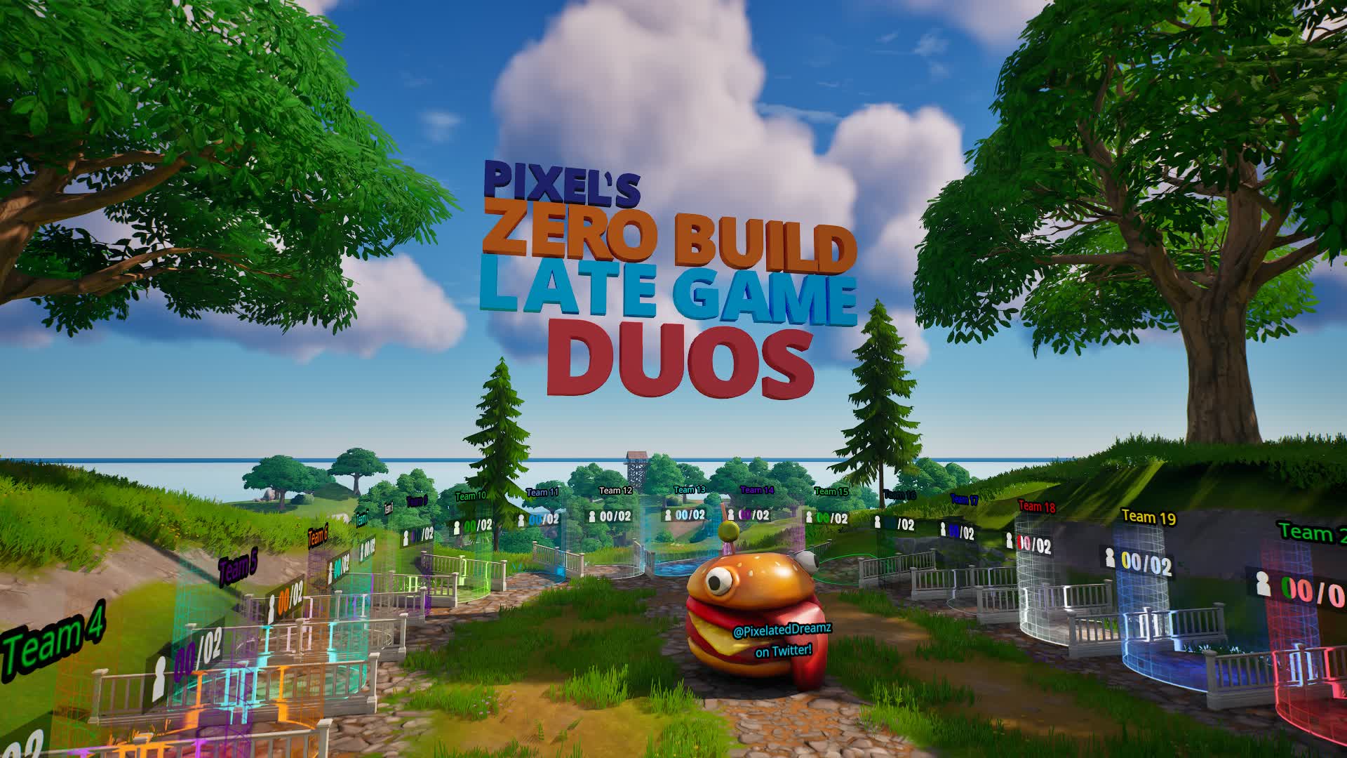 Pixel's Zero Build Late Game Duos [ pixelateddreams ] Fortnite